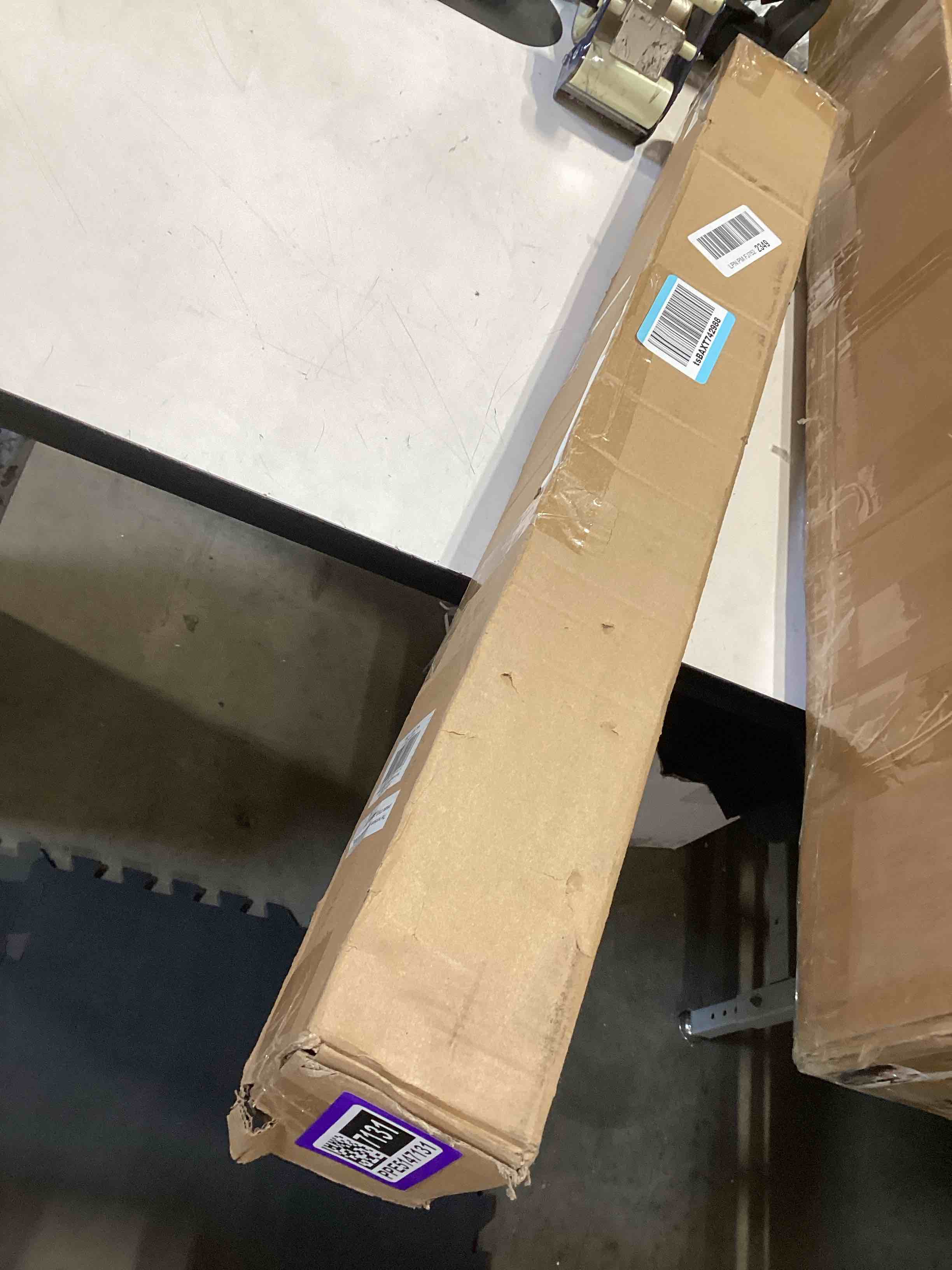 Condition photo showing Good Condition for lazblinds no tools no drill cordless bamboo roman shades, light filtering window treatment, roll up bamboo blinds for windows 34'' w x 64'' h, natural 306 light filtering-natural306 34" w x 64" h