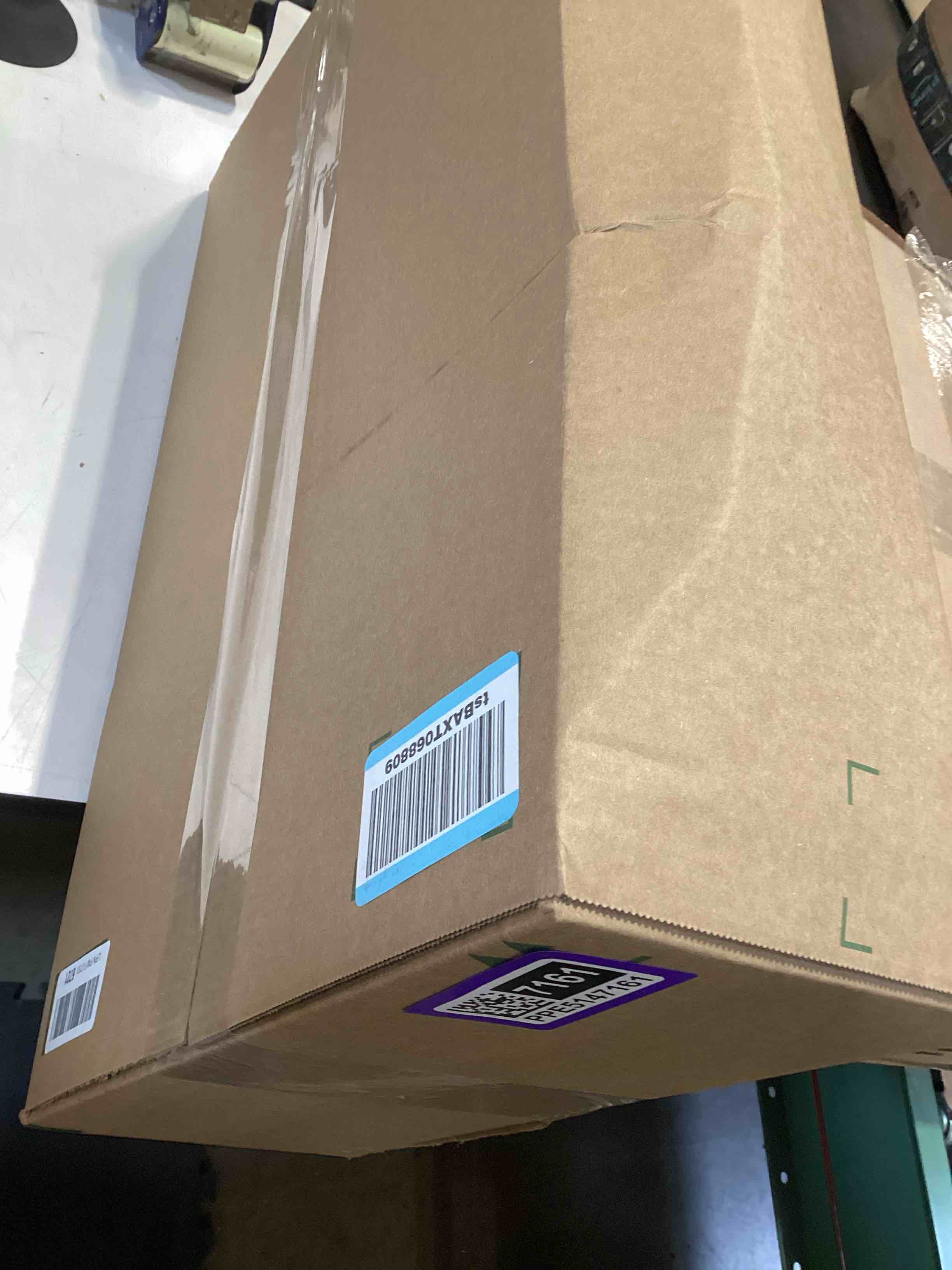 Condition photo showing Good Condition for upsimples 16x20 picture frame, display pictures 11x14 with mat or 16 x 20 without, wall hanging poster frame, black, 1 pack black 16x20
