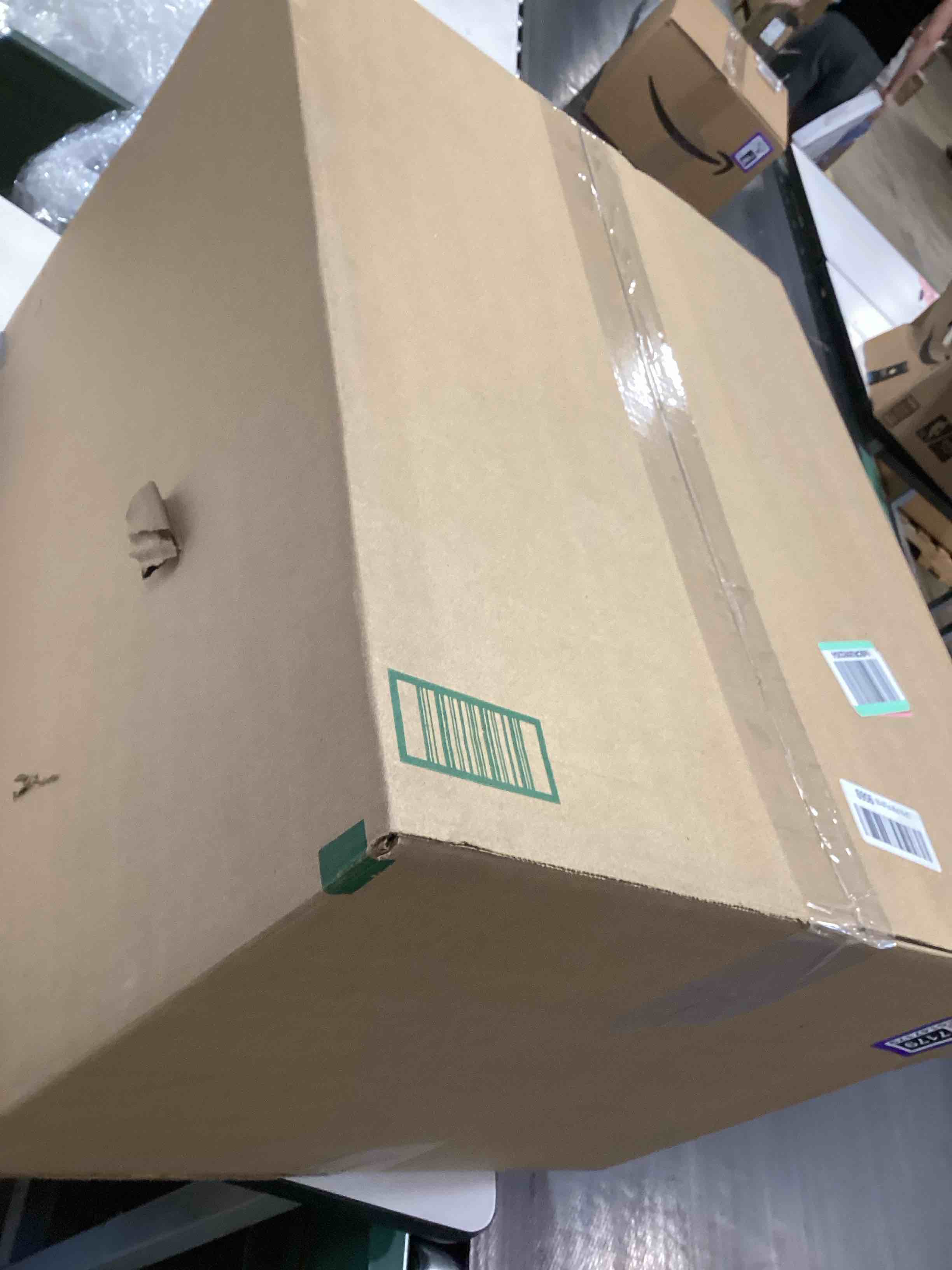 Condition photo showing As Is for vevor 20v/40v electric ice auger, 8 inch diameter, 2 in 1 battery powered ice fishing augers and earth auger combo with top plate, turbo high-speed cutting system and blade guard