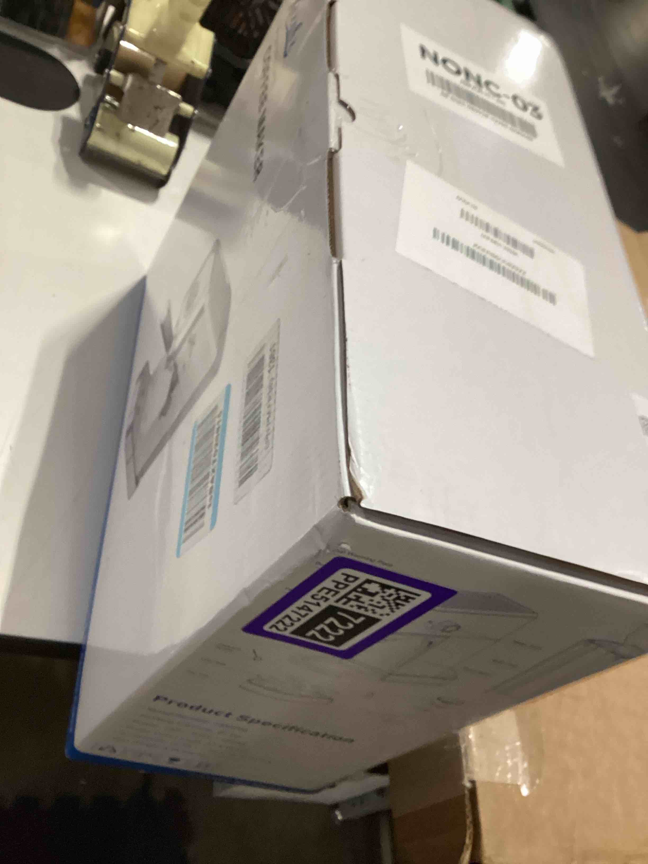 Condition photo showing As Is for 20bar espresso machine, compact espresso maker with milk frother, stainless steel coffee machine for cappuccino&latte, 42oz water tank, visible pressure gauge, home&office, silver