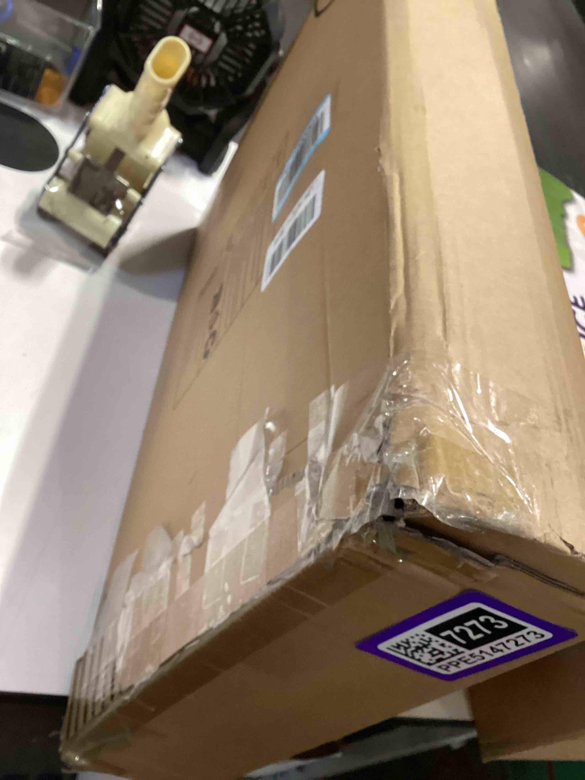 Condition photo showing Good Condition for strongtek professional wooden balance board, rocker board, wood standing desk accessory, balancing board for under desk, anti slip roller, core strength, stability, office wobble boards extra large-basic