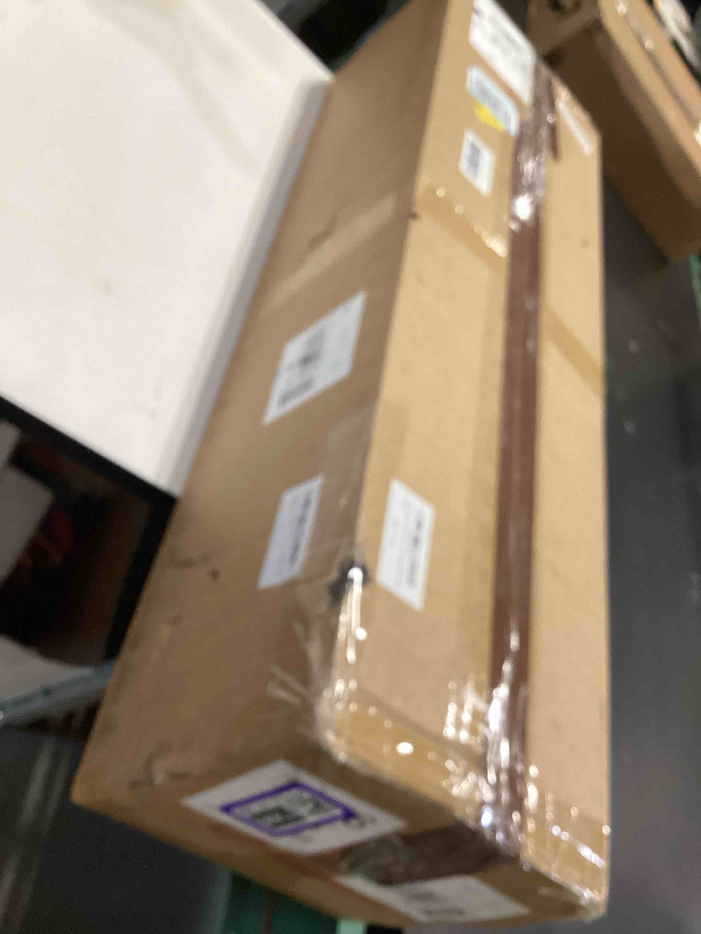 Condition photo showing As Is for prolee flower display stand with 12 buckets, flower cart 3 layers, flower stand metal with wheels, moving florist bouquet shelf, triangular rack, gold gold 44"h x40"l x 20"w