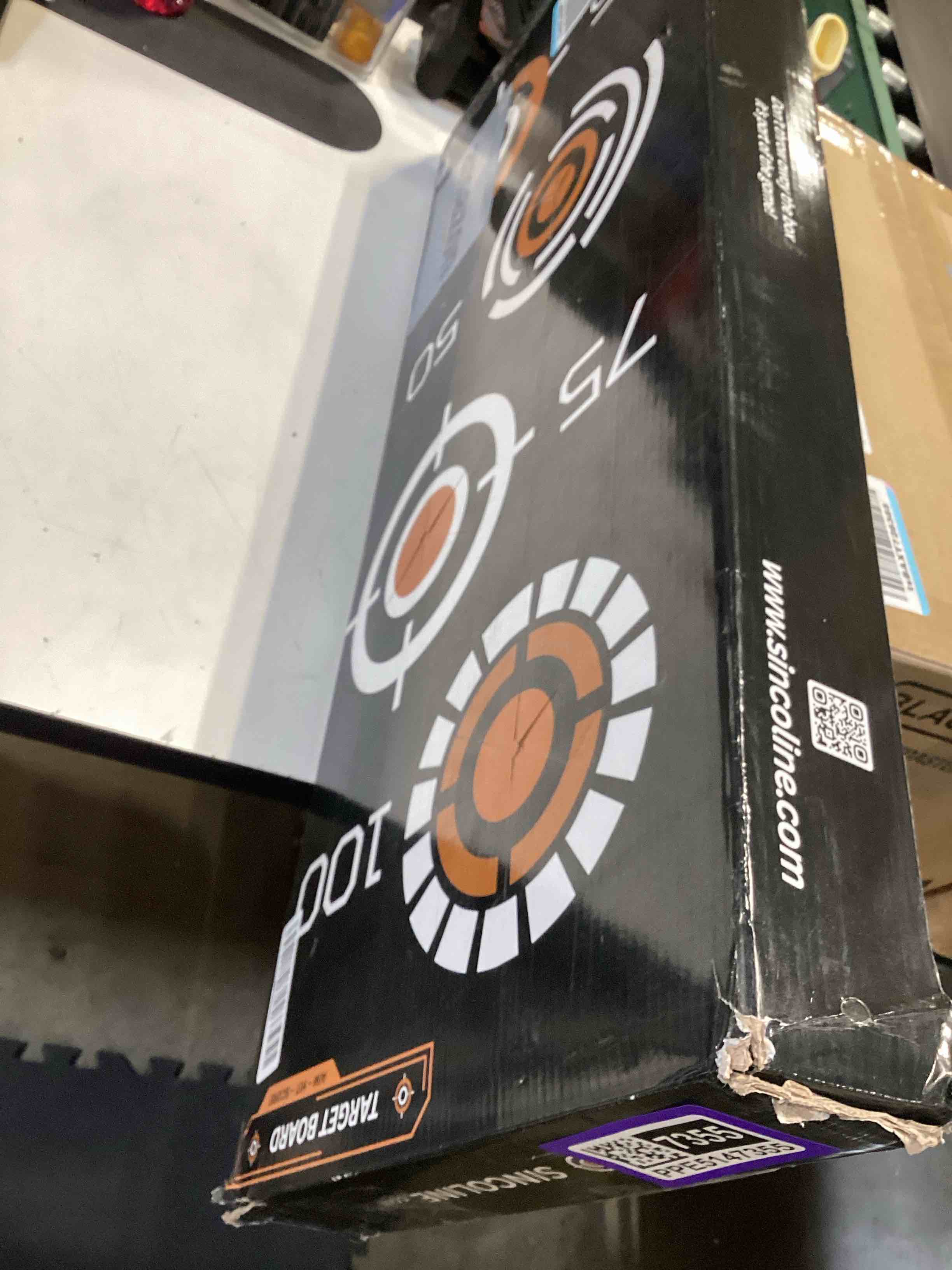 Condition photo showing Good Condition for 2-pack tactical bunker & foldable battlefield obstacles 59x34” combat battle zone fort, compatible with laser tag, foam blaster, birthday activities, party supplies + interactive target board