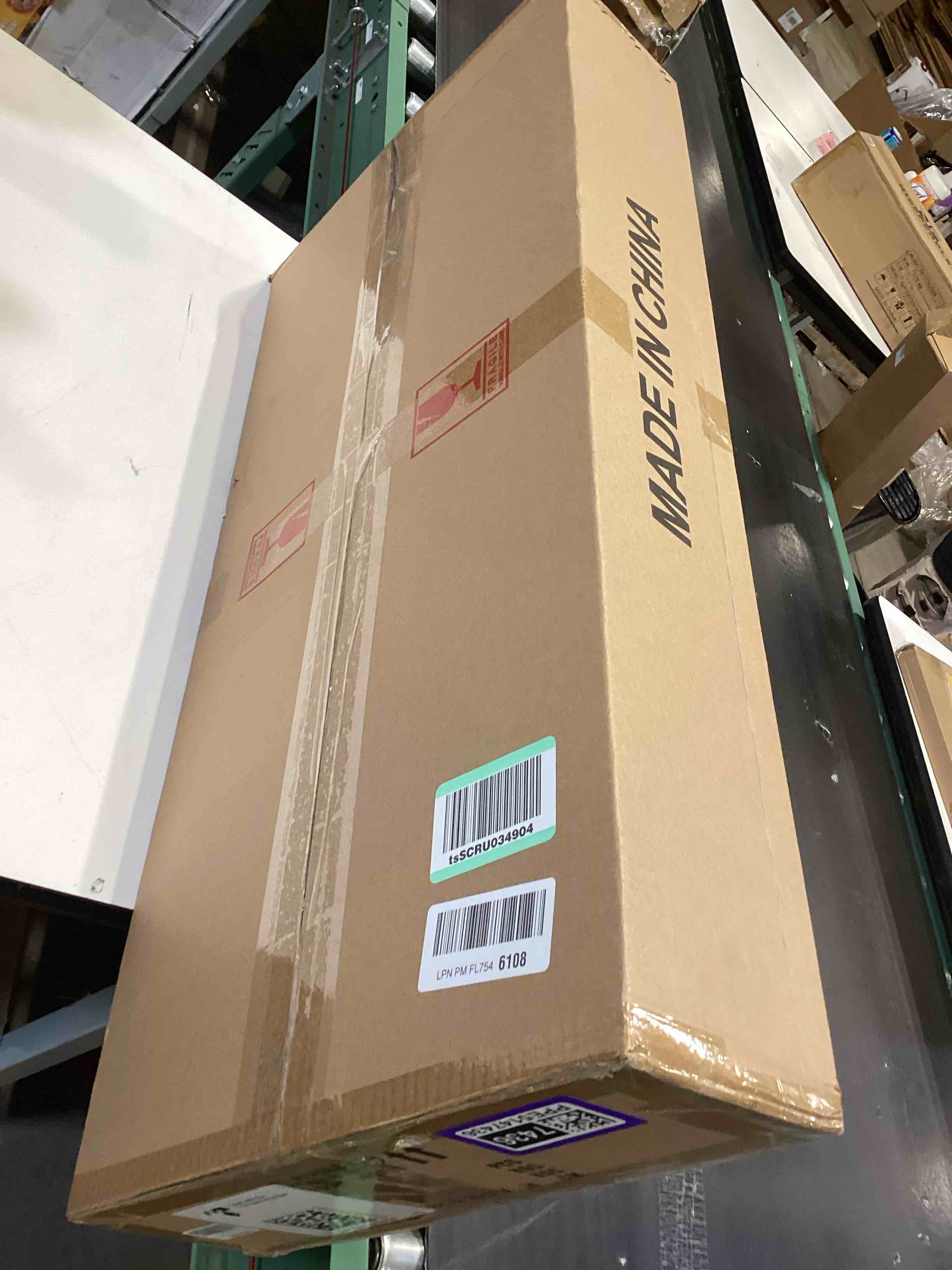 Condition photo showing Good Condition for gefolly sl-9000w solar street light outdoor, wide angle commercial parking lot light flood security dusk to dawn 6500k ip67 with motion sensor lamp for garden, basketball court l-9000(w)