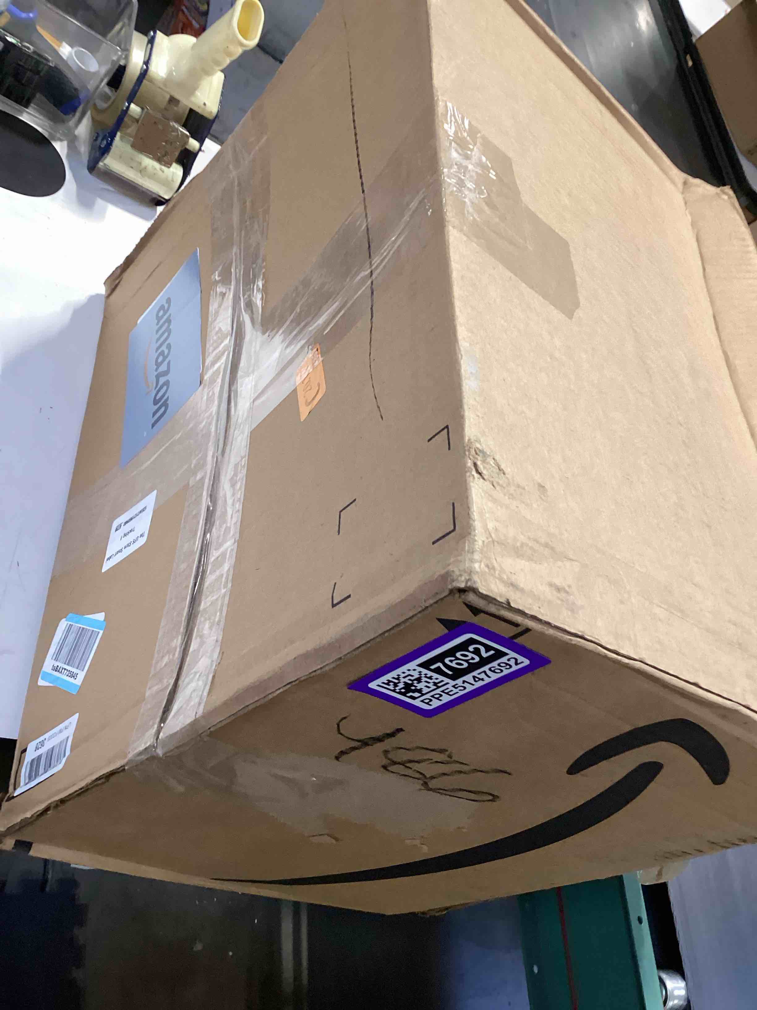 Condition photo showing Good Condition for king koil luxury california king air mattress with built-in pump for home, camping & guests - 20” king size inflatable airbed luxury double high adjustable blow up mattress, durable waterproof beige california king 20"