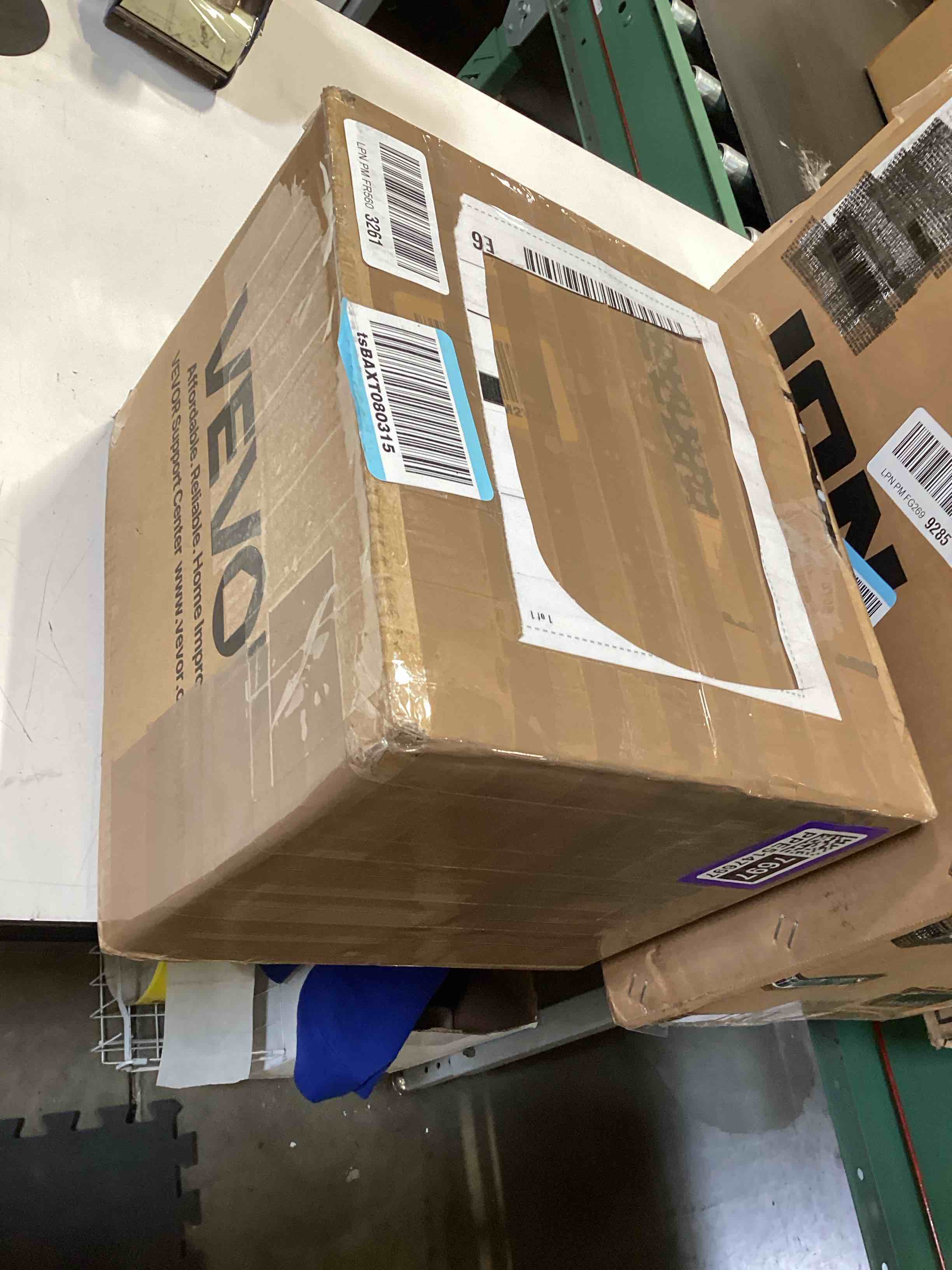 Condition photo showing As Is for vevor fuel transfer pump 110v, 16 gpm 60 l/min, ac electric oil transfer pump for diesel kerosene biodiesel, with auto fuel nozzle & 2 hoses, 45 ft/13.7 m max lift, for vehicles, construction sites