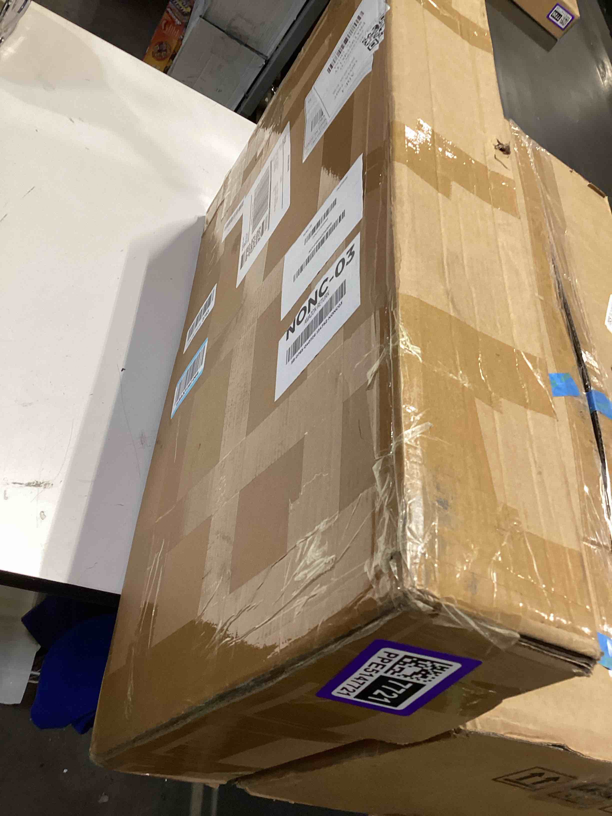 Condition photo showing Good Condition for stair climbing hand truck 440lb?heavy duty dolly cart for stairs?thickened upgraded steel tube folding stair climbing trolley with six wheels and telescoping handle orange