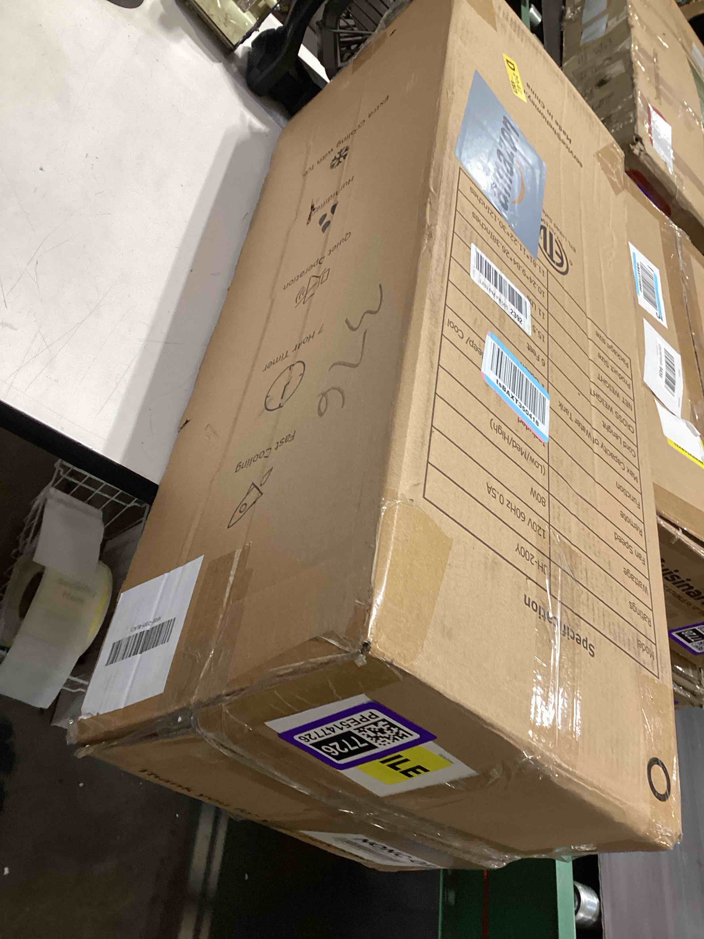 Condition photo showing Good Condition for similar to….windowless portable air conditioner with remote, flowbreeze ventless ac unit ductless air cooler, hoseless quiet evaporative oscillating swamp cooler, 6 ice box for bedroom indoor outdoor office room