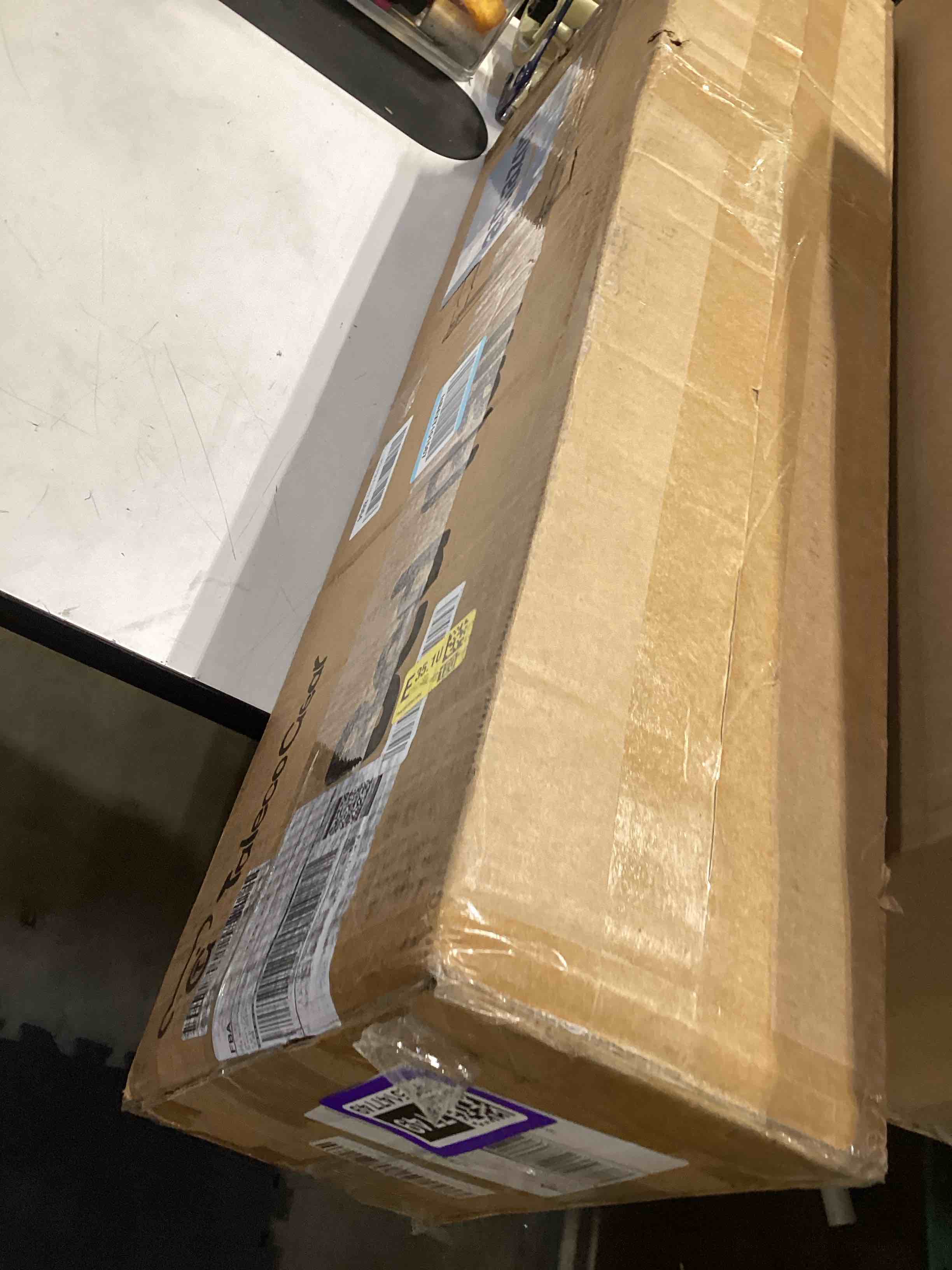 Condition photo showing Good Condition for height adjustable bed rail for toddlers, kids safety baby bed rail for twin/full/king/queen size bed (3 sides, 74 * 74 * 39 inch) 1 (3 sides ) 75x75x38.2 inch