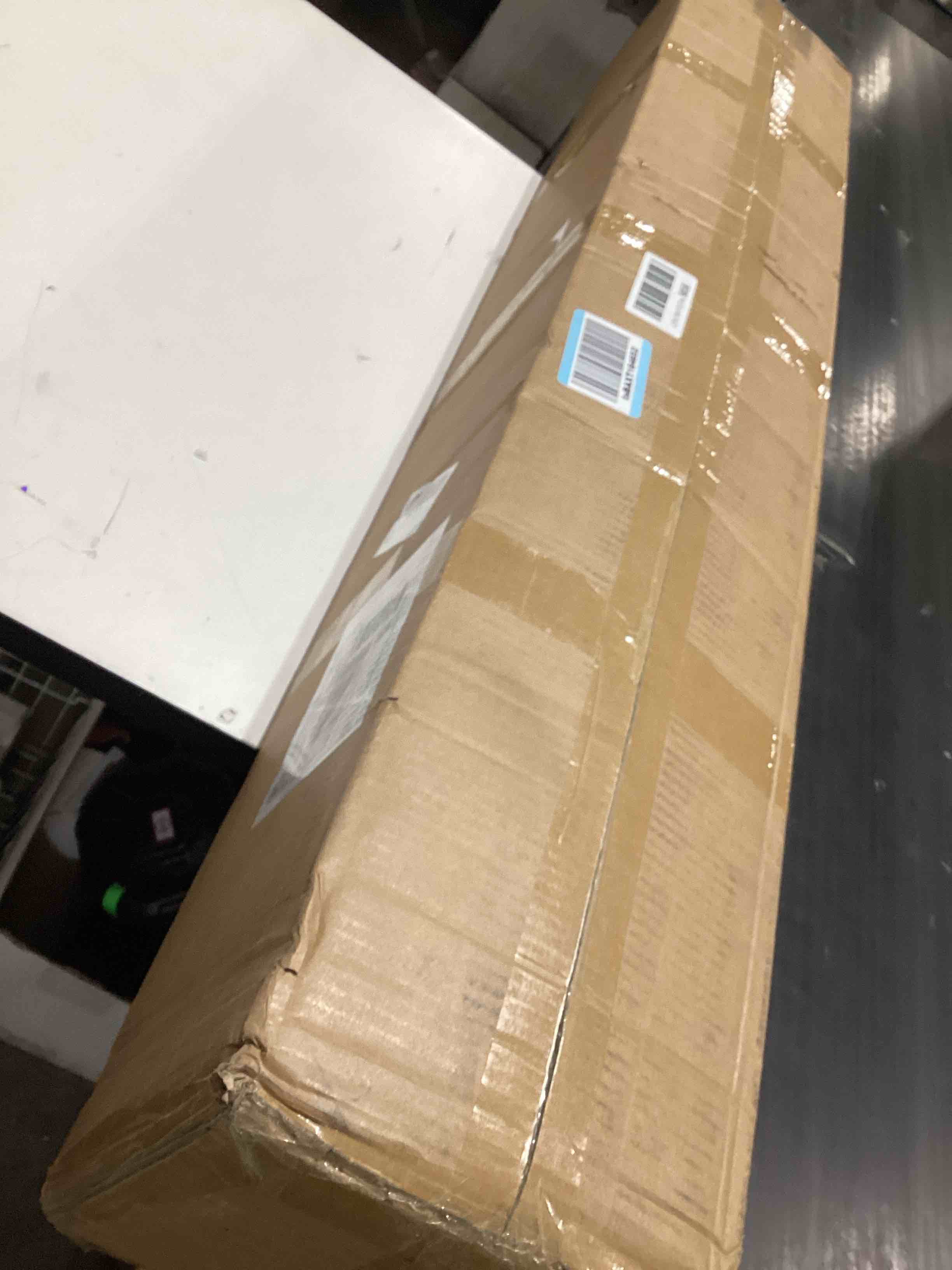 Condition photo showing Good Condition for 47” x 110” yard drag sled with pull cables 1/8 hdpe thickened yard sled heavy duty multipurpose yard drag mat for hauling debris, construction materials, logs and hunting trophy
