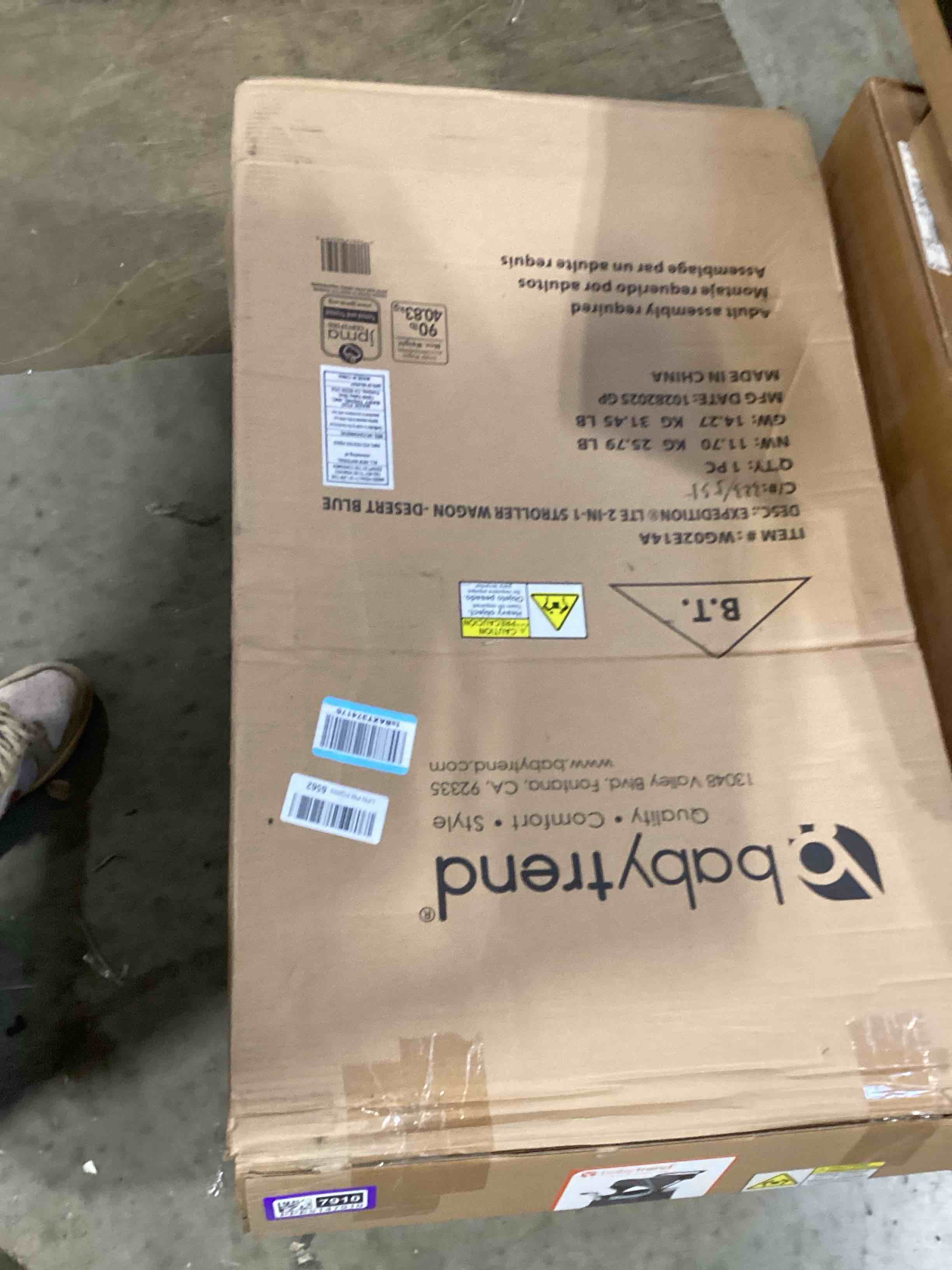 Condition photo showing Good Condition for baby trend expedition/tour lte 2-in-1 stroller wagon, desert blue expedition desert blue