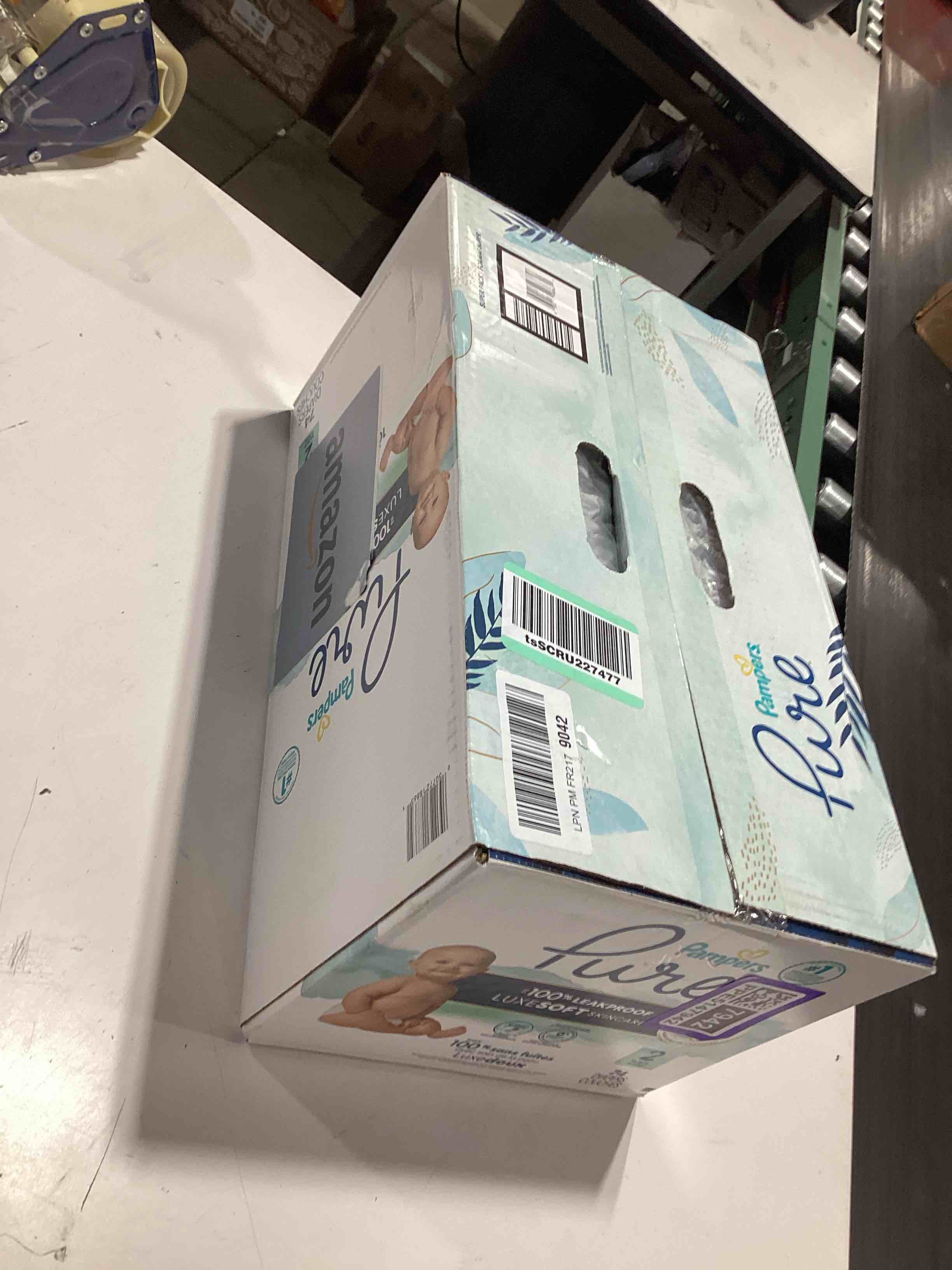 Condition photo showing New/Like New for pampers baby diapers - pure protection - size 2, 74 count, for up to 100% leakproof, premium plant-based skin protection
