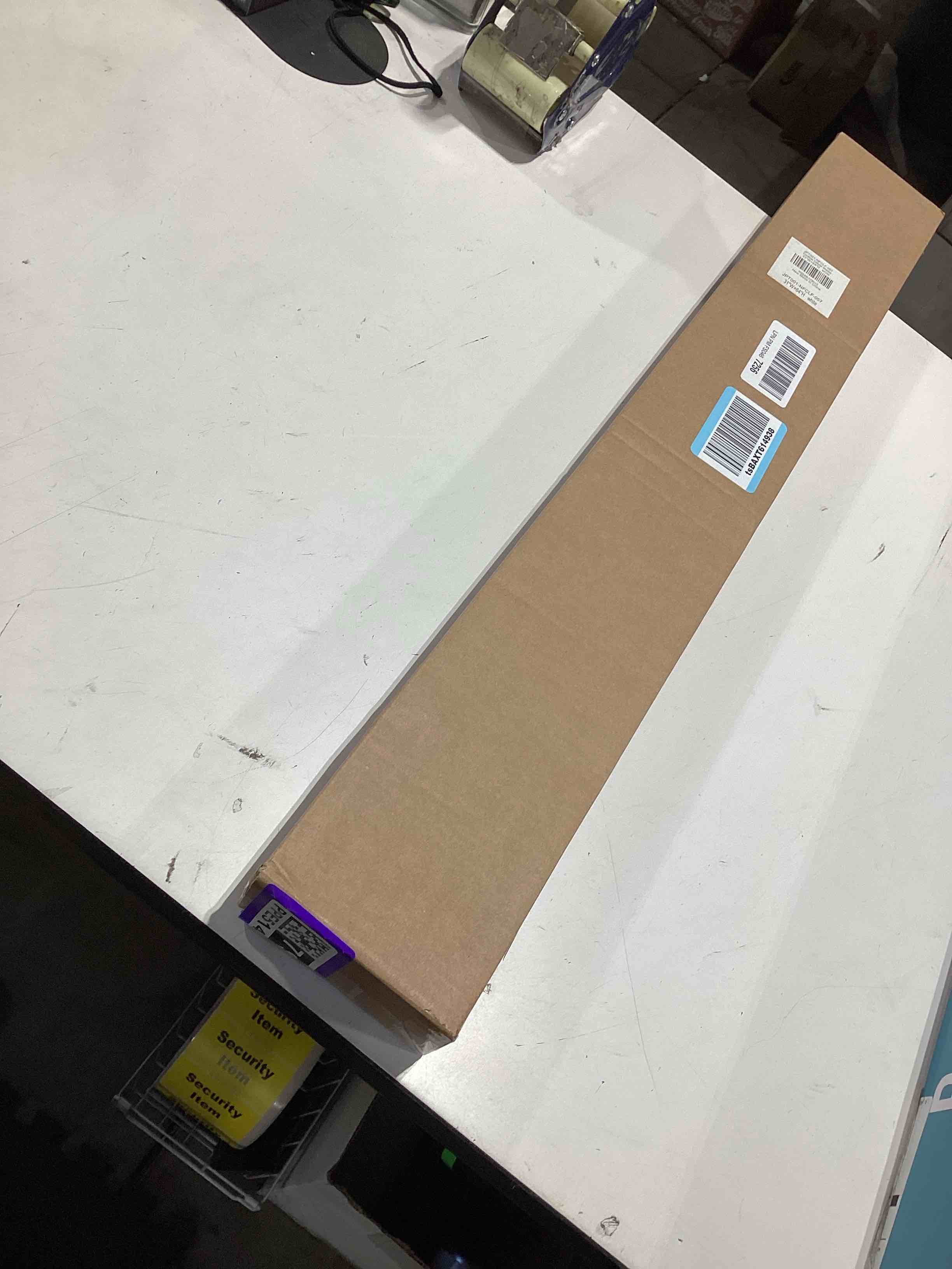 Condition photo showing Good Condition for lazblinds no tools no drill cordless cellular shades, blackout light blocking honeycomb shades for home, thermal insulation blinds for windows, 31" w x 64" h, white blackout-white 31" w x 64" h
