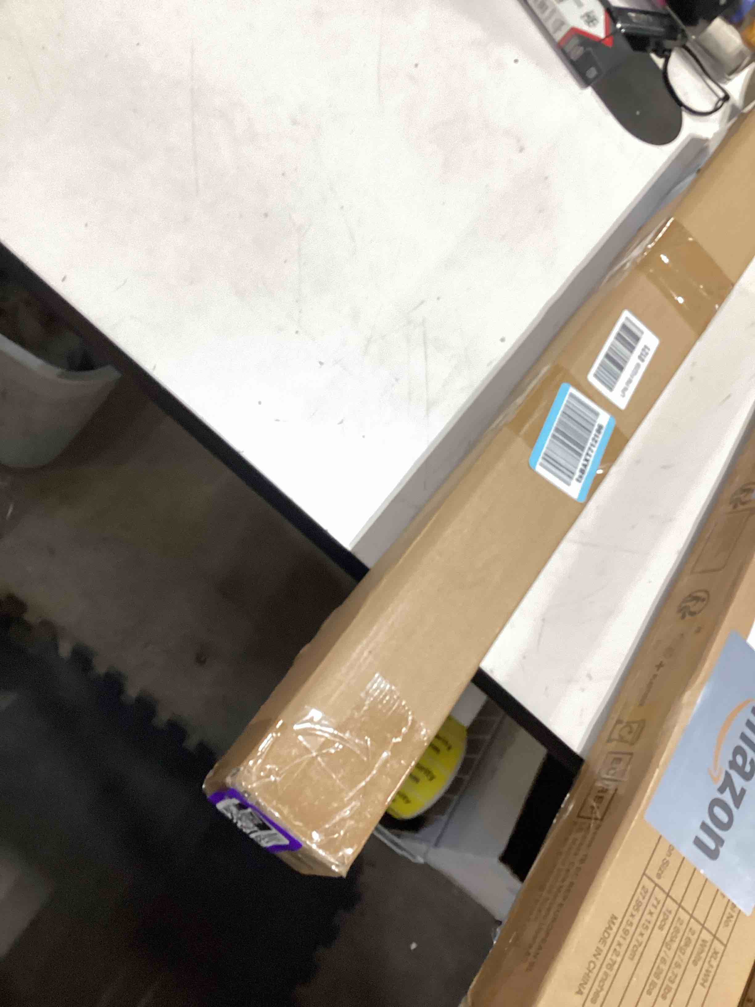 Condition photo showing Good Condition for lazblinds cordless roman shades - no drill easy install light filtering window blinds, thermal insulated room darkening with uv blocking for bedroom/living room, window size 28" w x 48" h, white white 28"w x 48"h