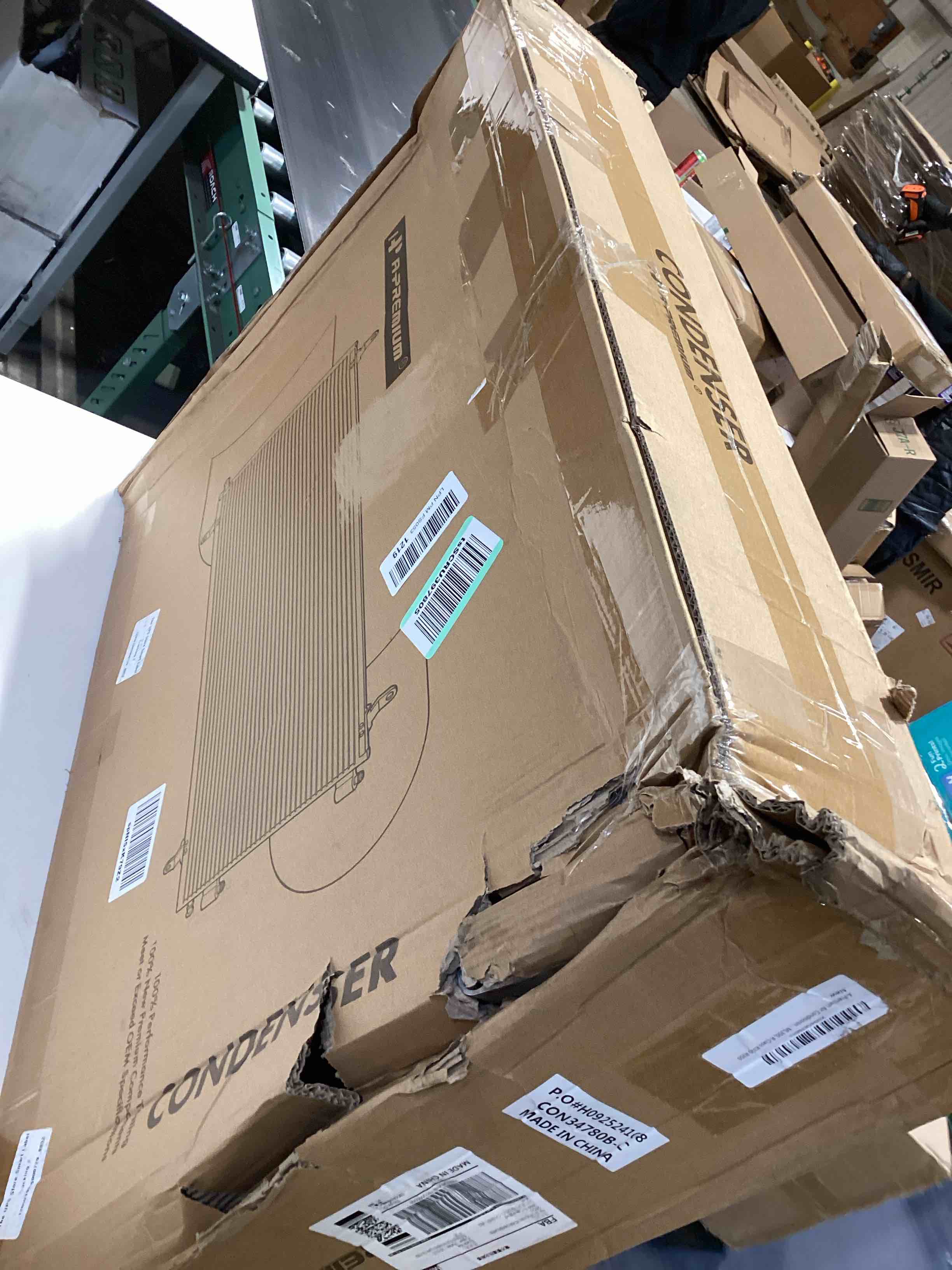 Condition photo showing Good Condition for a-premium air conditioning a/c condenser compatible with mercedes-benz gl-class gl320 gl350 gl450 gl500 gl550, ml-class ml320 ml350, r-class r320 r350