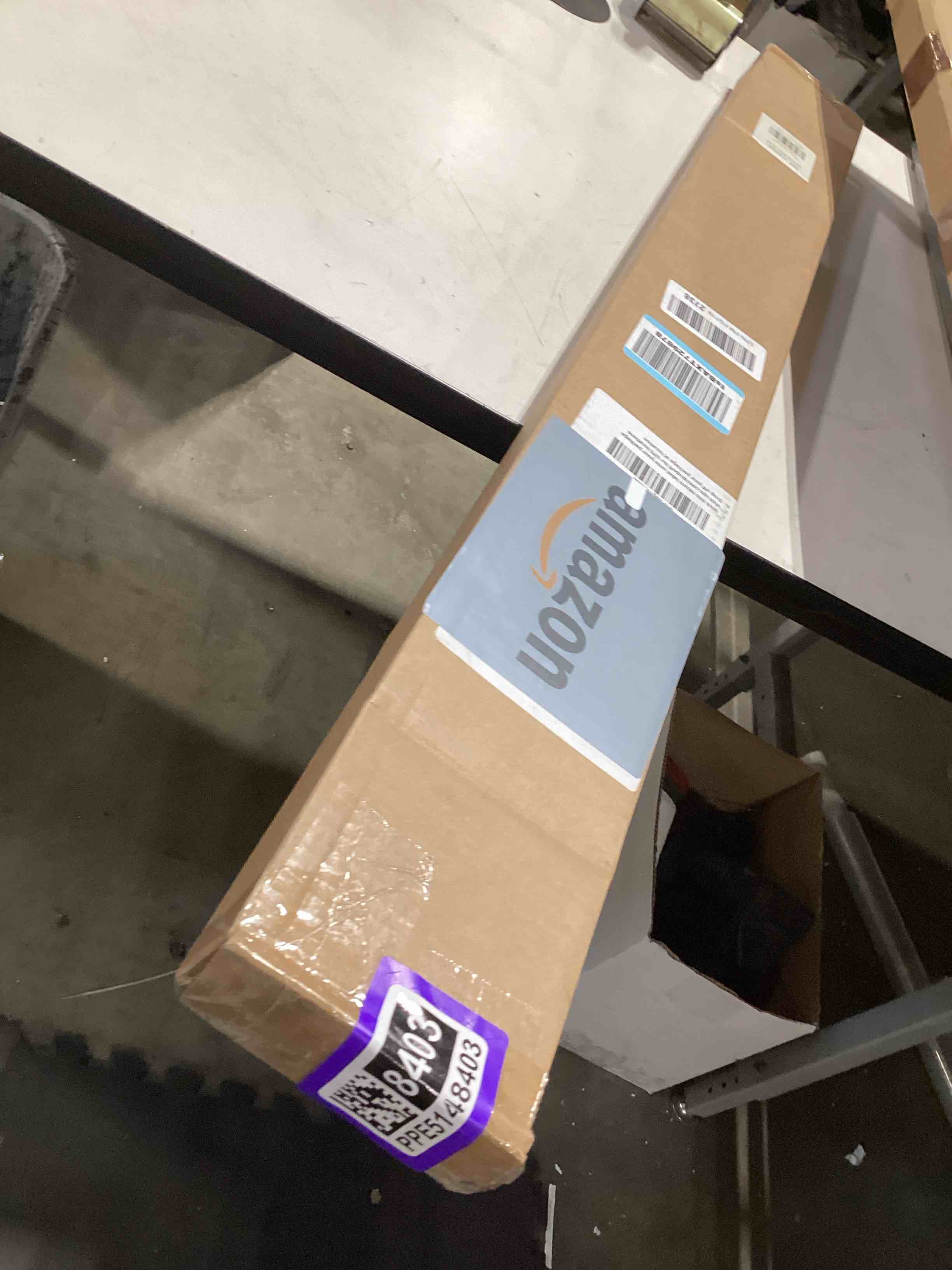 Condition photo showing Good Condition for lazblinds no drill blinds for indoor windows, cordless 1" vinyl mini blinds, privacy s-curve blinds for windows, room darkening horizontal window blinds and shades for home, 38" w x 64" h, white white 38" w x 64" h