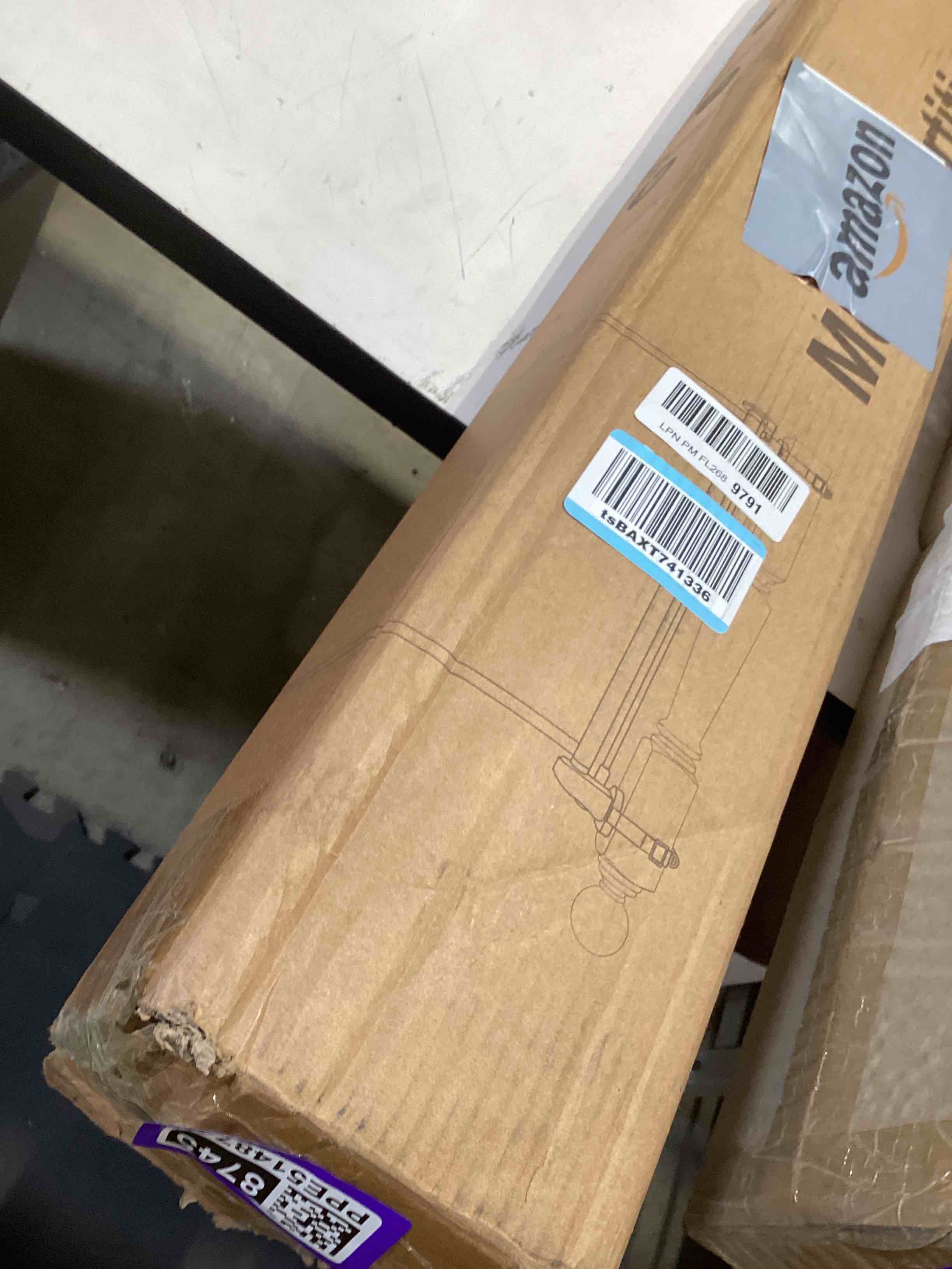 Condition photo showing Good Condition for upgraded retractable baby gates for stairs & banister, mesh dog gate indoor, extends to 55" wide 33" tall, child safety gate for stairway, banister & wall mount (white) white 33" tall x 55" wide