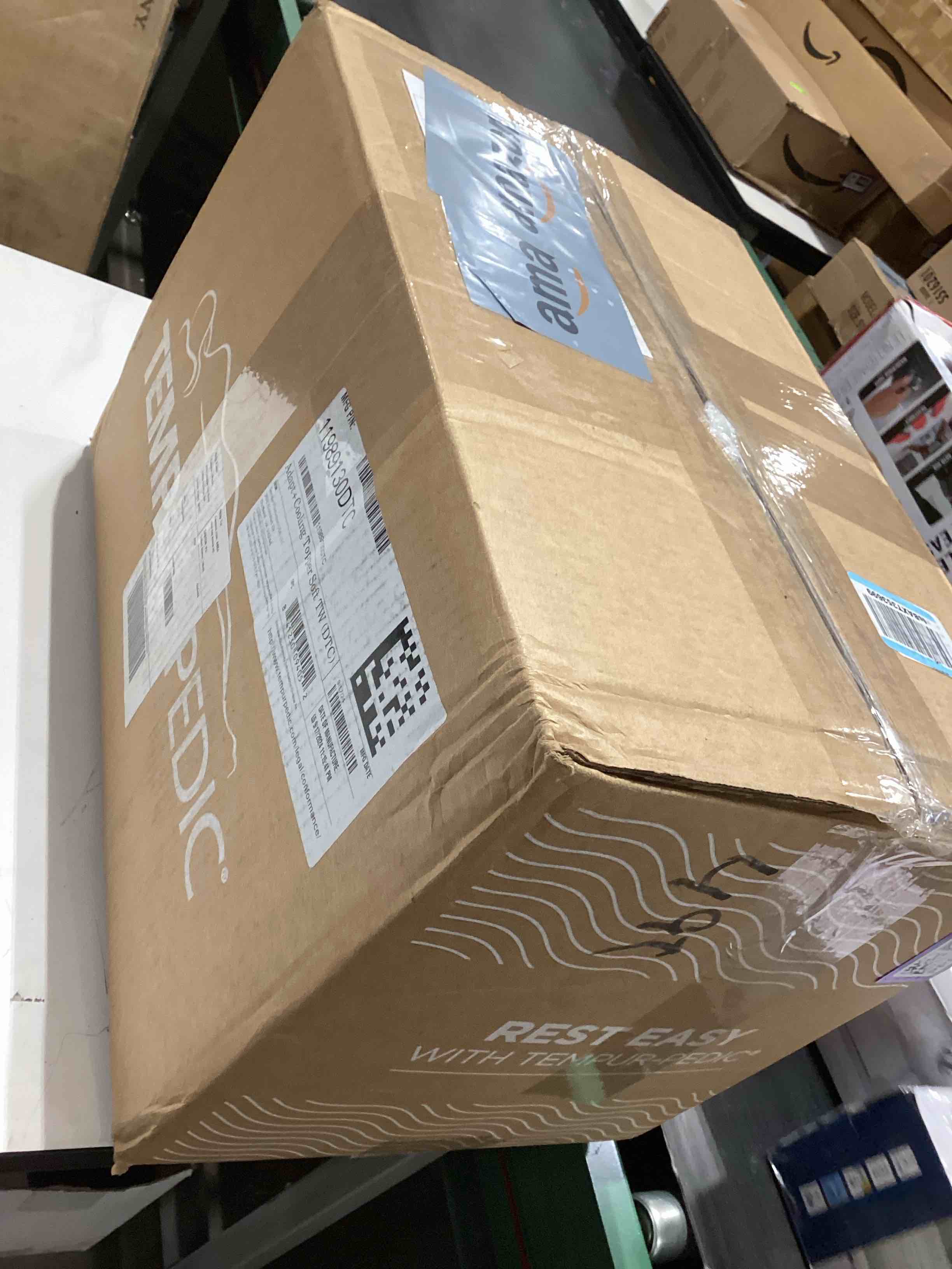 Condition photo showing Good Condition for tempur-pedic tempur-adapt + cooling 3-inch twin mattress topper medium luxury premium foam, washable cover, medium cooling topper,white twin 3" + cooling