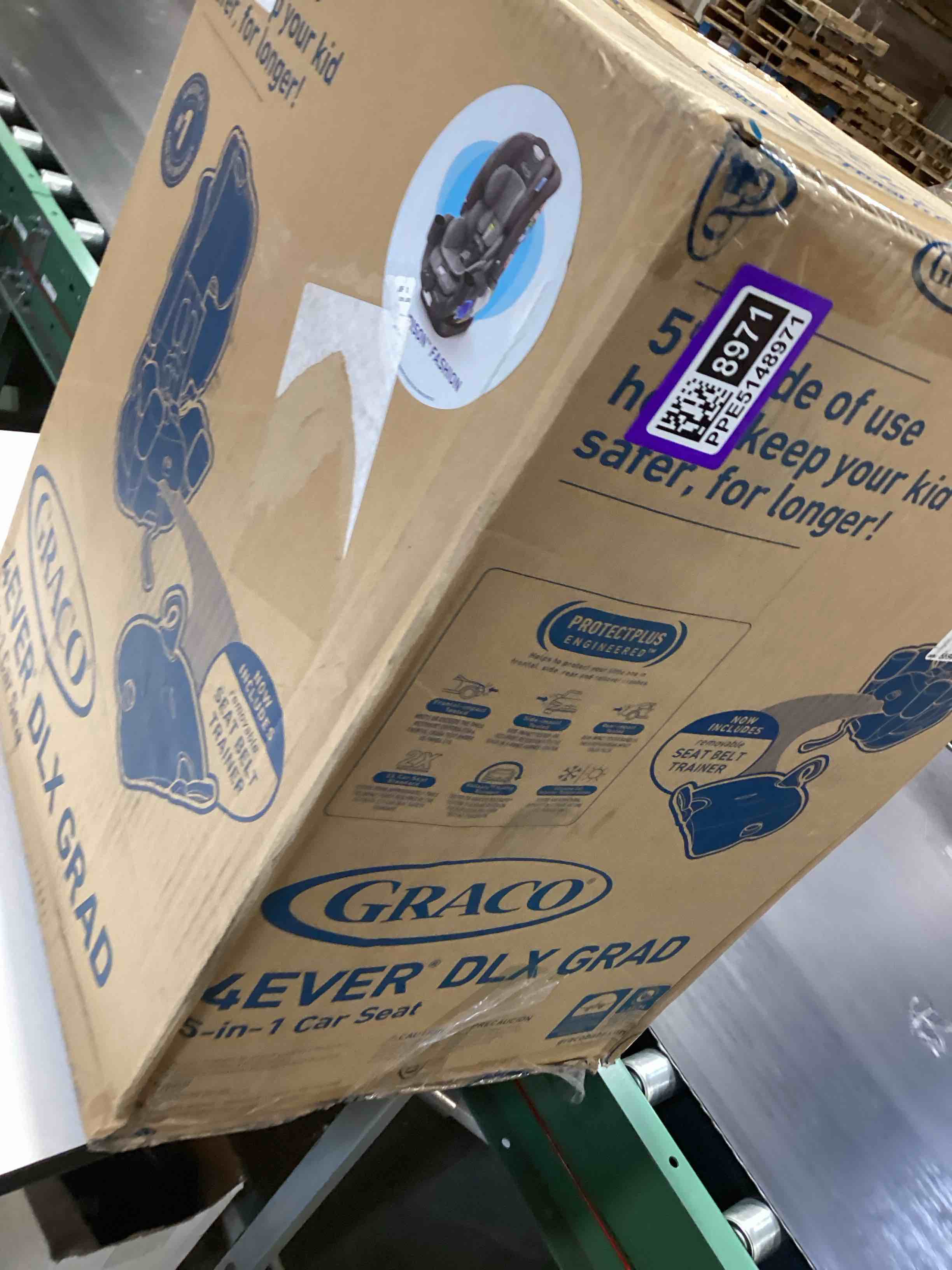 Condition photo showing Good Condition for graco 4ever dlx 4-in-1 car seat, charlie| infant to toddler car seat, with 10 years of use | rear-facing, forward-facing and booster modes | safe, comfortable and convenient 4-in-1 charlie 2.0