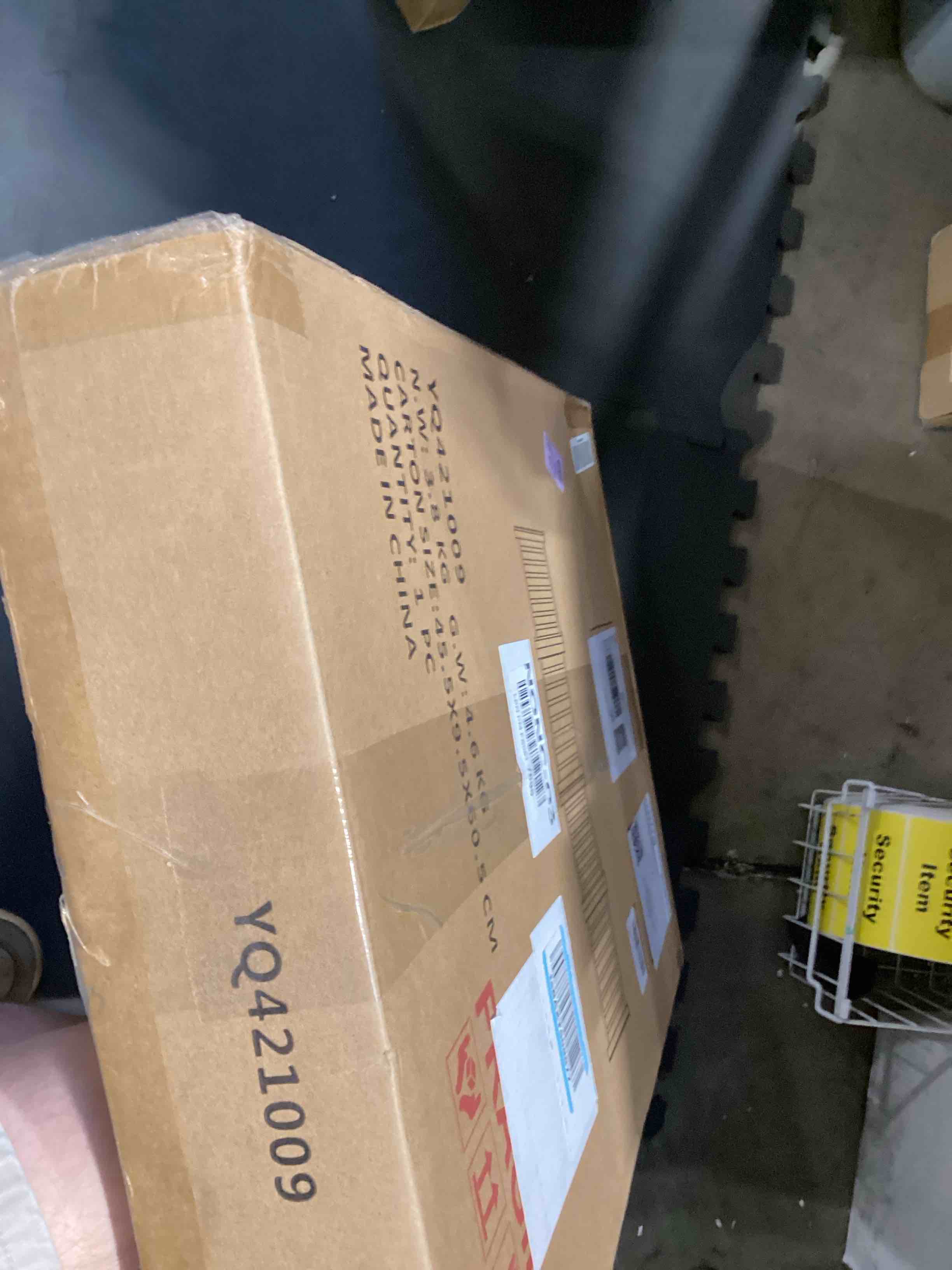 Condition photo showing Good Condition for yocan non-painted wooden freestanding dog gates for the house,doorways, stairs,wood dog fences indoor pet gate,step over fence-4 panel h:16.9" ?4 panels?16.9"h without door