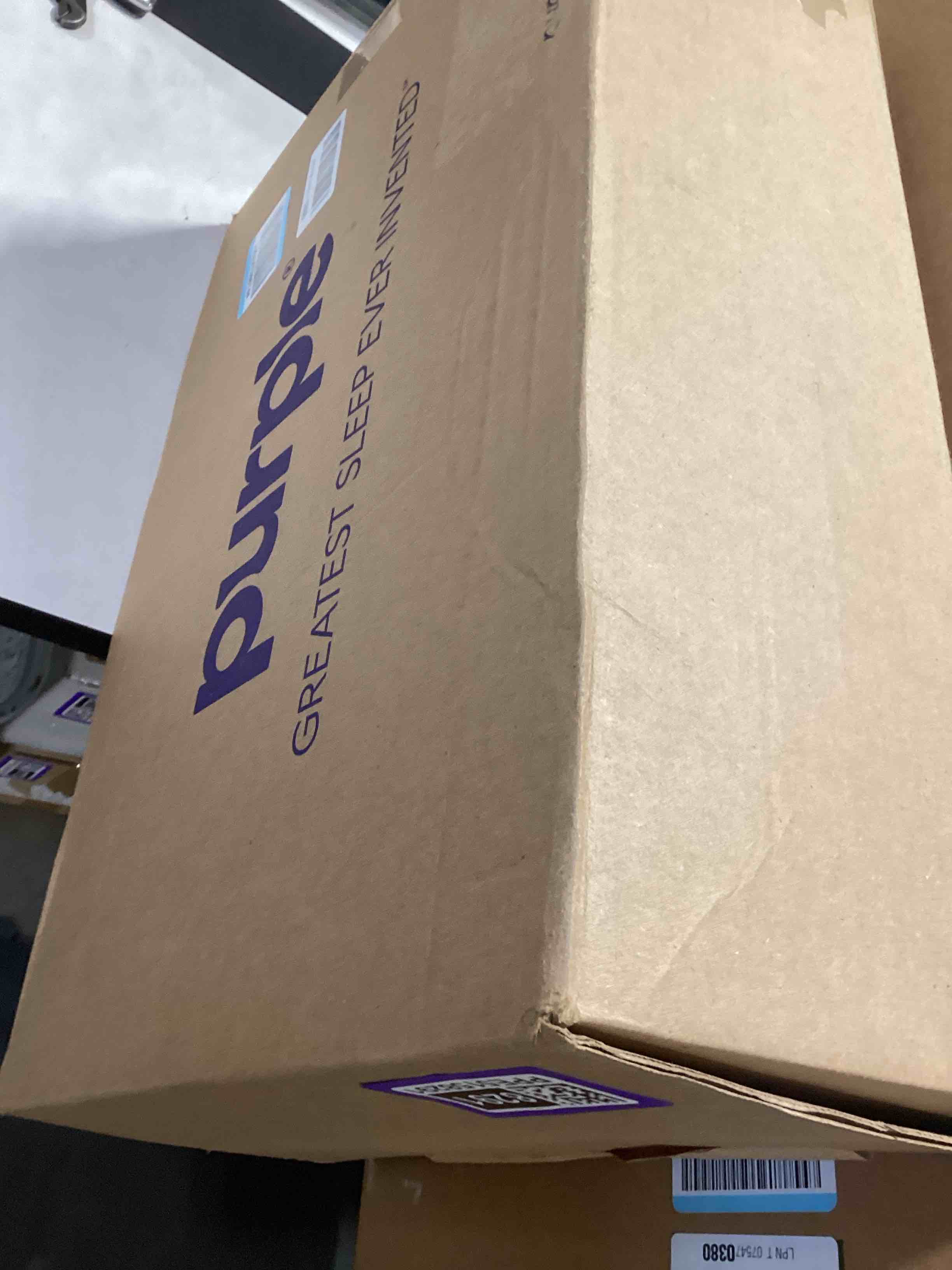 Condition photo showing Good Condition for purple harmony pillow – standard, medium feel, med height - talalay latex foam cooling pillow for combo or side sleepers, 360º hex gelflex grid for no-pressure support and luxurious weightless feel standard – medium