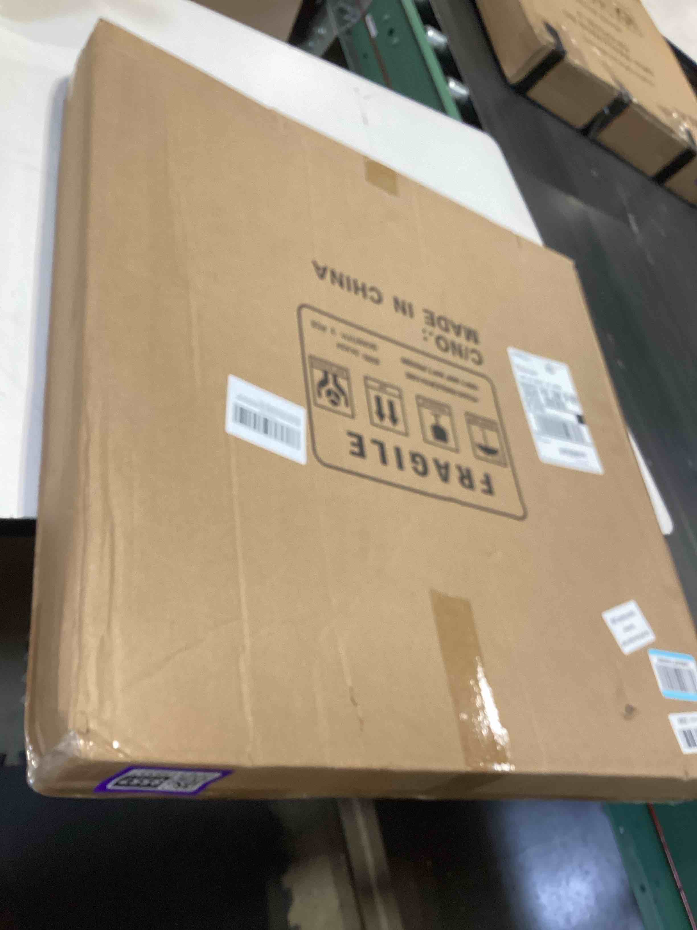 Condition photo showing Good Condition for picrit 24x24 picture frame 3 pack, black poster frame, display poster 20 x 20 with mat or 24 x 24 without mat for horizontal or vertical wall mounting black 24x24
