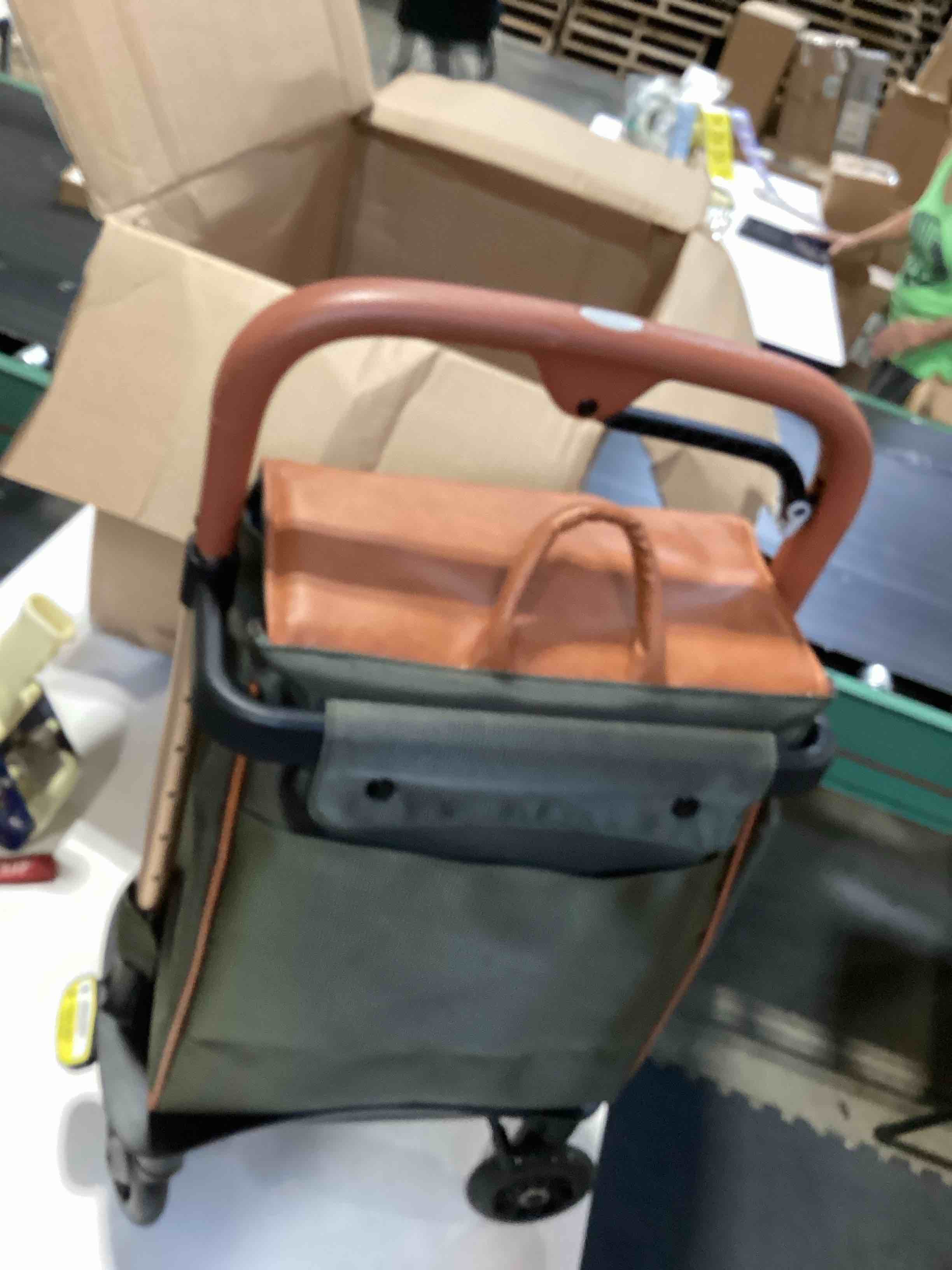 Condition photo showing As Is for similar to…u.s. traveler rio lightweight softside rolling carry-on suitcase, 2-wheel single, green