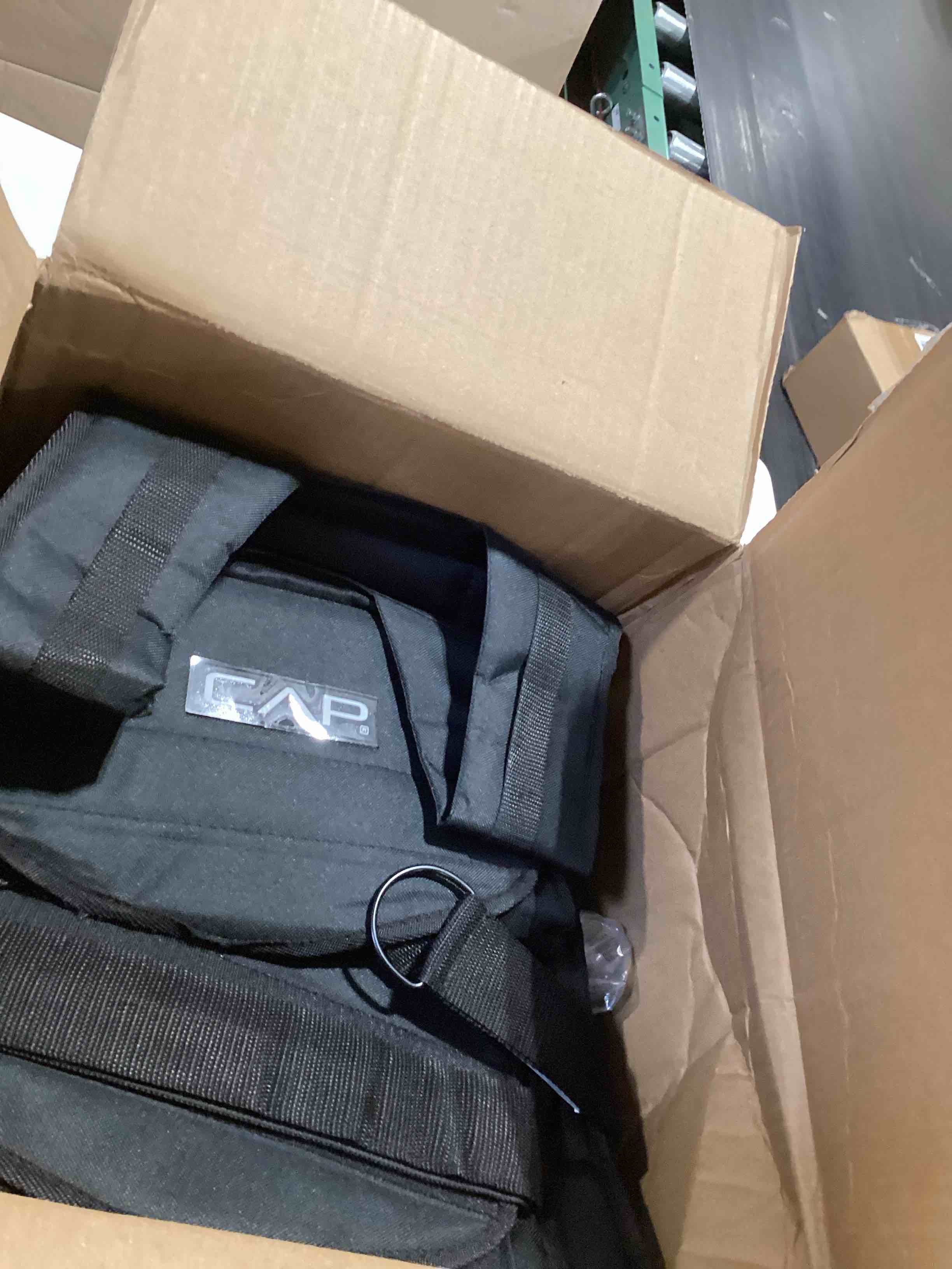 Condition photo showing As Is for cap barbell adjustable weighted vest | 20-150 lbs | heavy-duty workout vest with removable iron weights for strength training, cardio, running, and calisthenics 40lbs