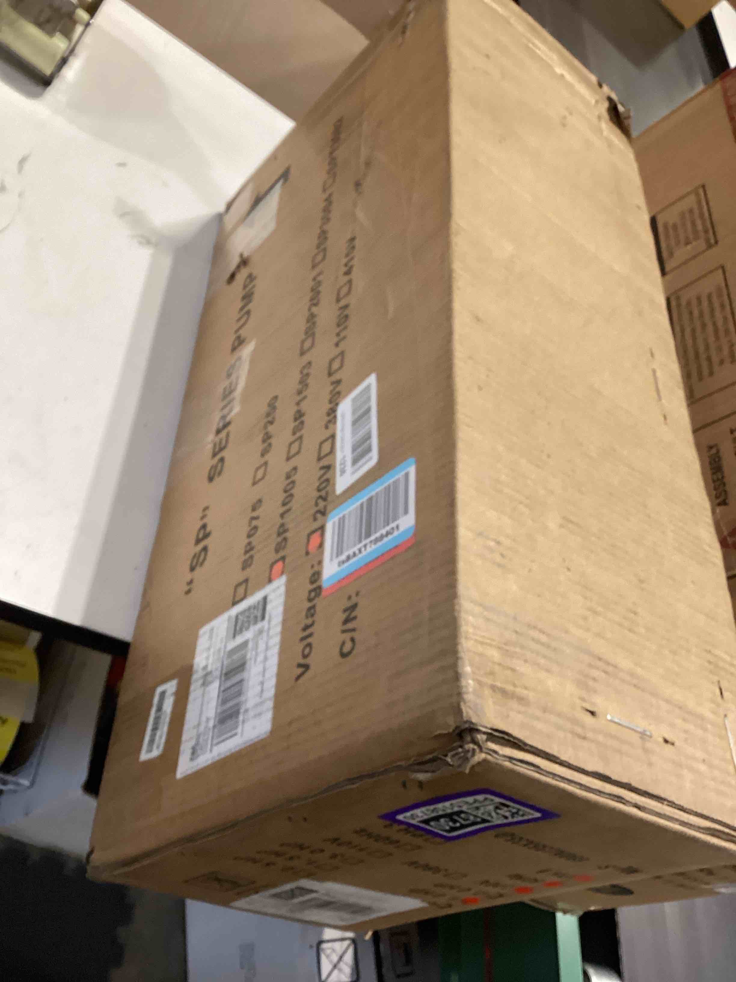 Condition photo showing As Is for w3sp2607x10 super pump pool pump 230v, 1 hp 50hz high speed pool pump, single speed replacement for sp2607x10, fits all in-ground pool or spas