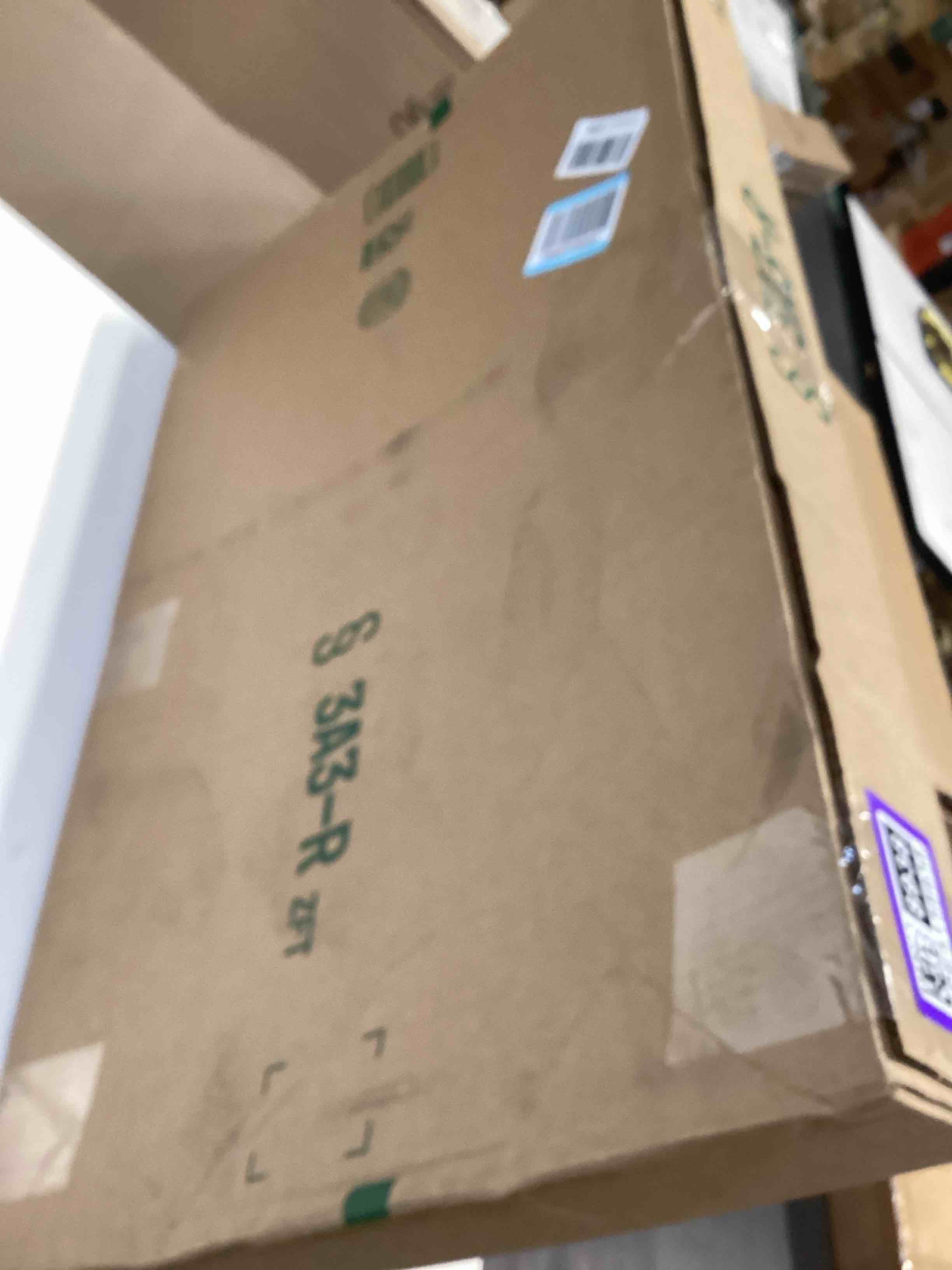 Condition photo showing Good Condition for jcjmy 18x24 picture frame with 16x20 mat, display photo 16x20 with mat or 18 x 24 without mat, wall hanging large 18 by 24 poster frame with plexiglass, white white 18x24 inch