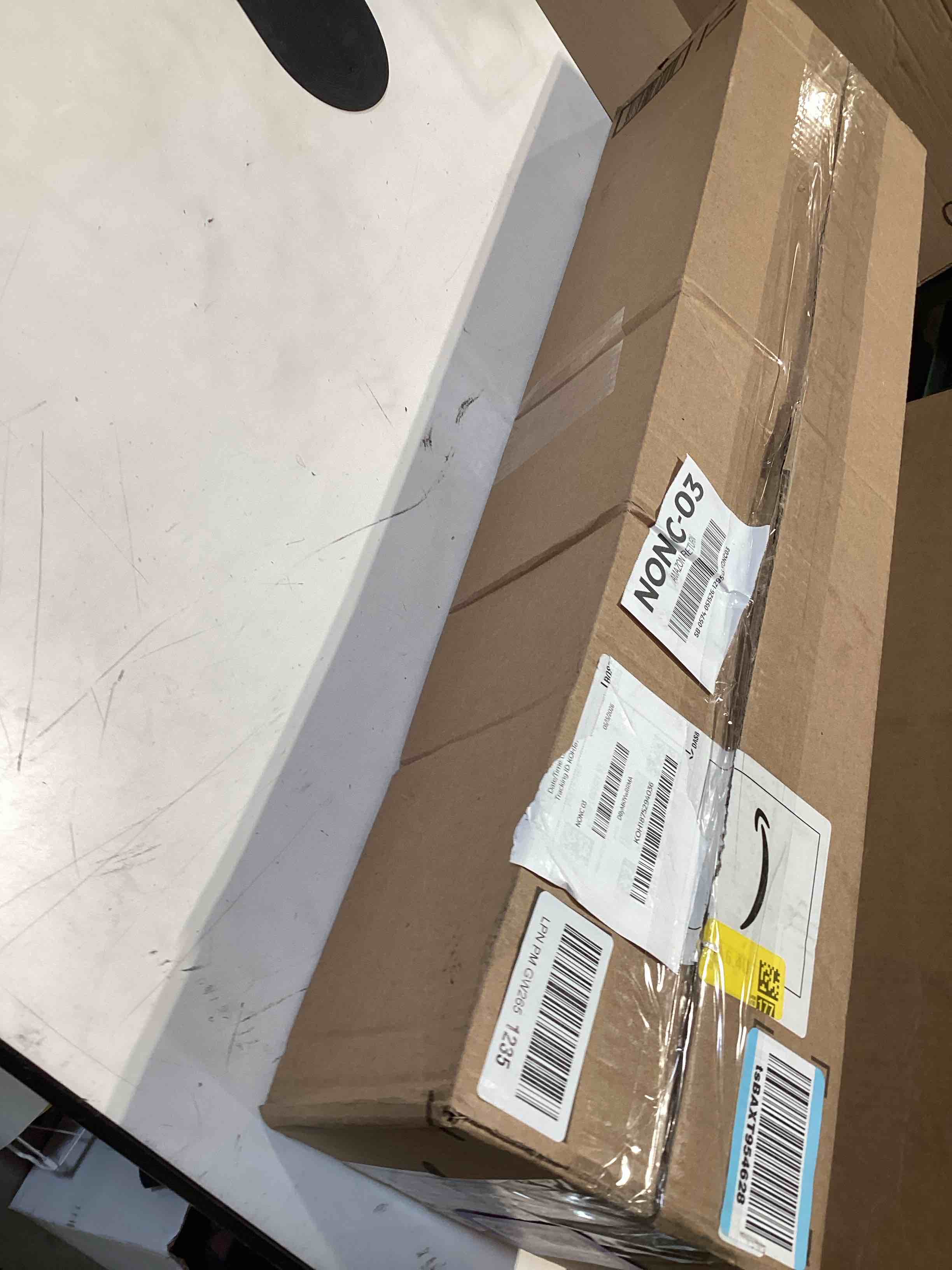 Condition photo showing Good Condition for mortar pointing grouting gun mortar sprayer applicator stainless steel cement caulking gun cement caulking pump with 5 nozzle