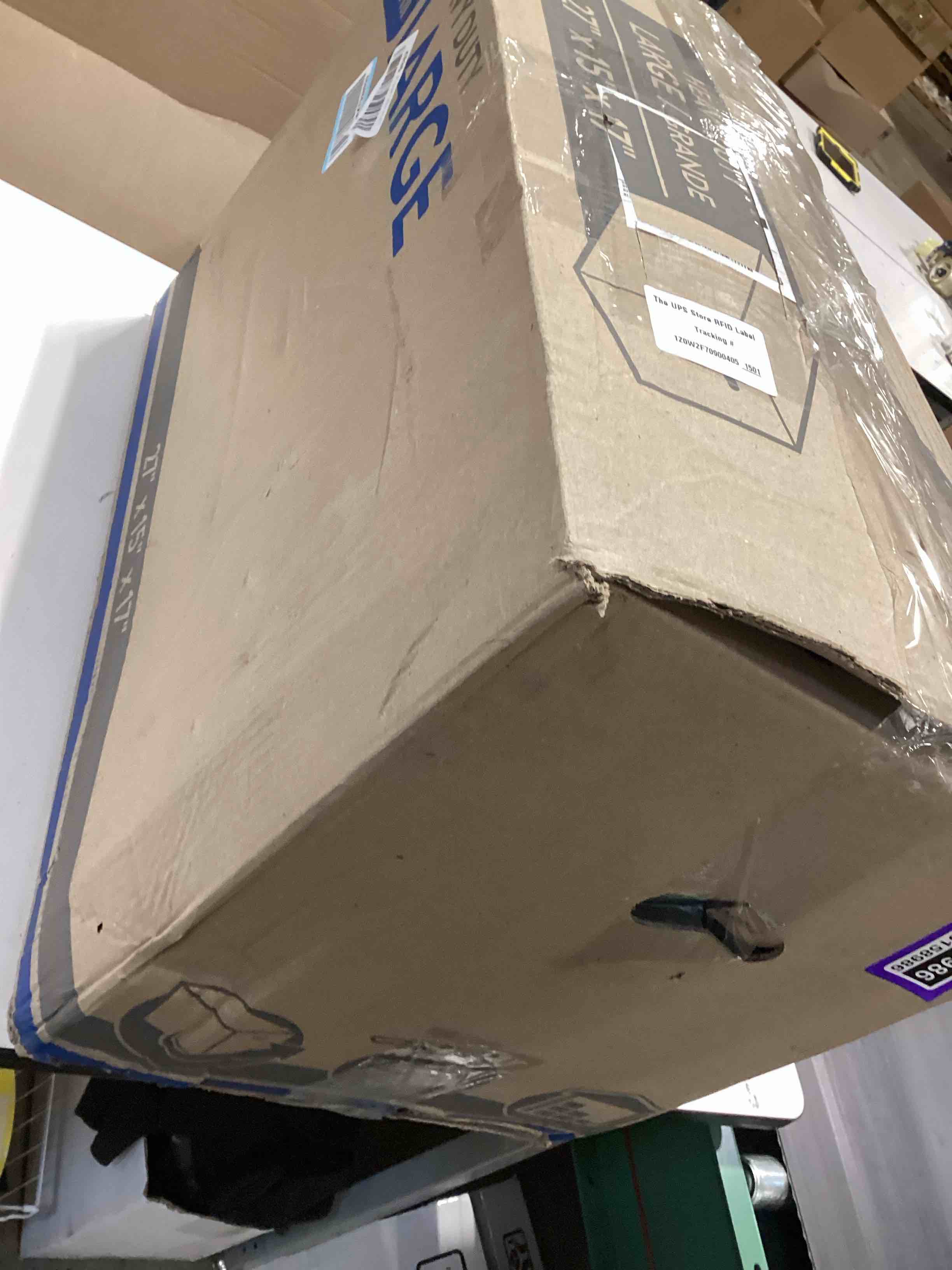 Condition photo showing As Is for portable air conditioner