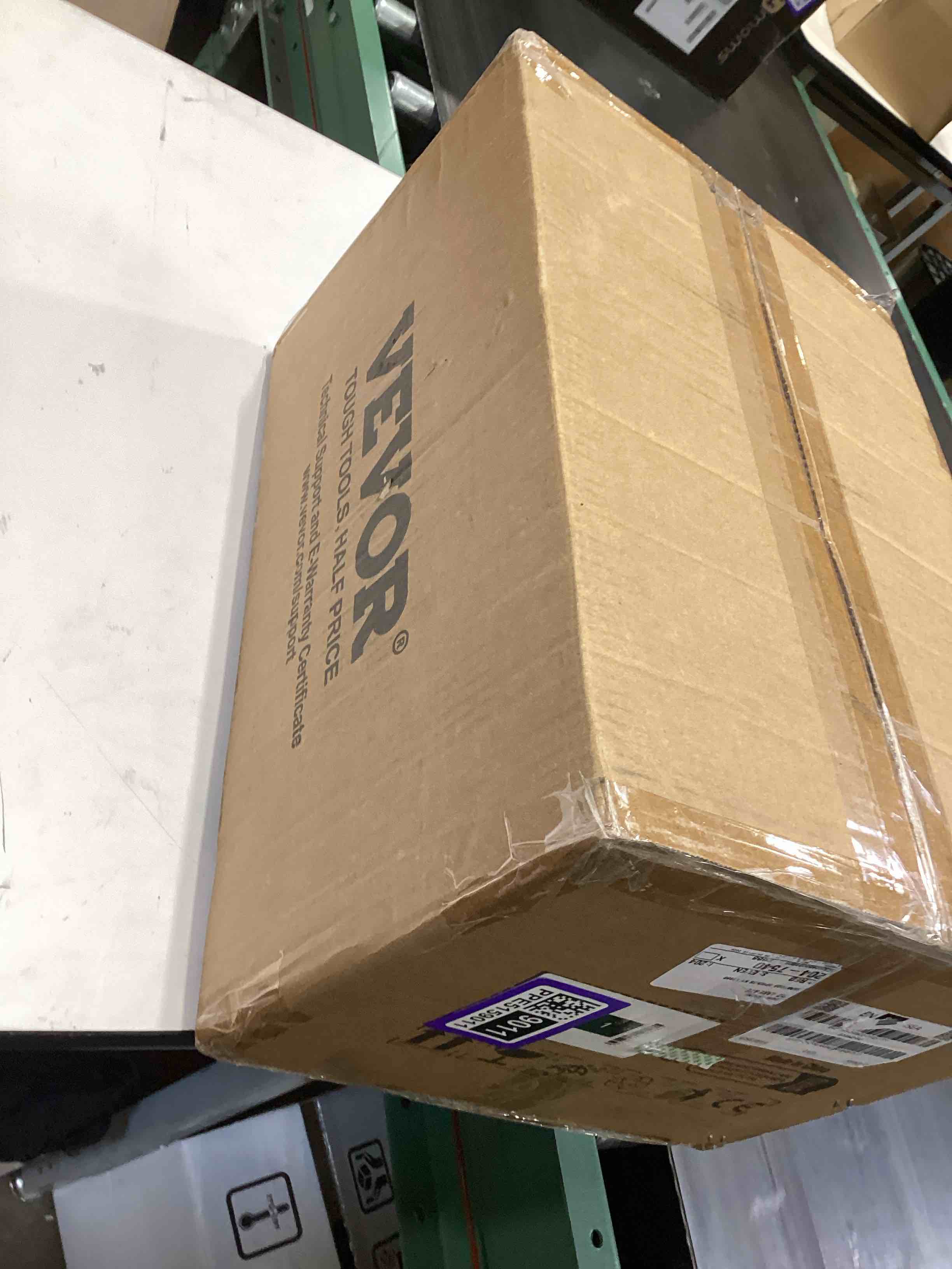 Condition photo showing As Is for vevor marine tank, 6.34-gallon/24-l portable tank with 9.8ft hose, gauge for outboard engine, yacht, fishing, deck boat, red