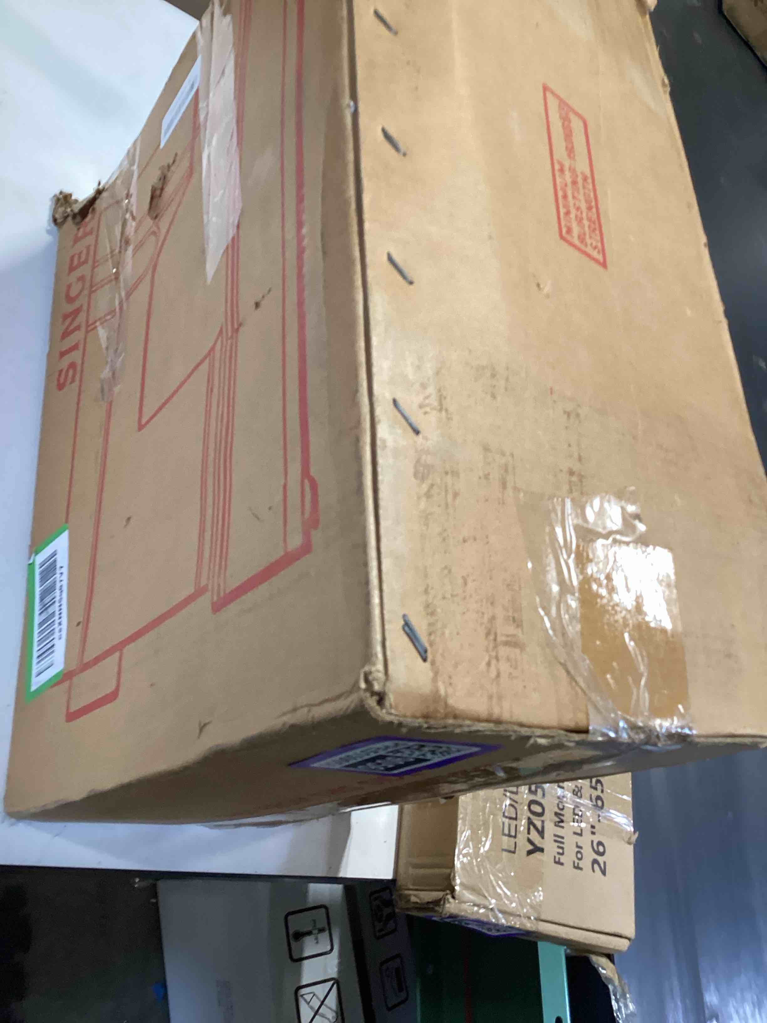 Condition photo showing As Is for tikom robot vacuum and mop combo, 5000pa robotic vacuum cleaner, 150 min max, app & remote control, ideal for hard floor, carpet, pet hair, self-charge(g8000 max)