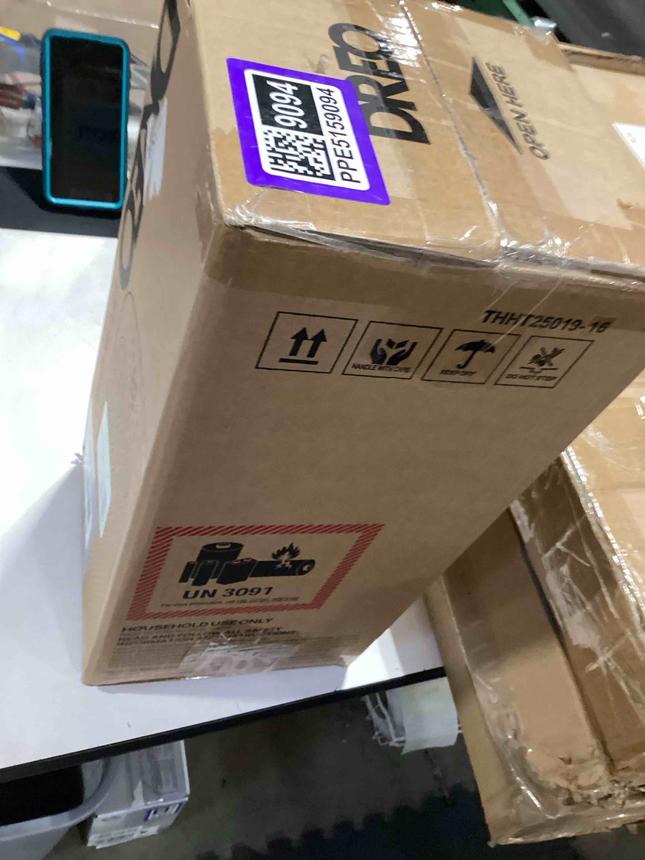 Condition photo showing Good Condition for not tested…dreo quiet space heater, 1500w portable heaters for indoor use with remote, 70° oscillation, fast and safety electric ptc ceramic for desk office bedroom, 12h timer silver heaters