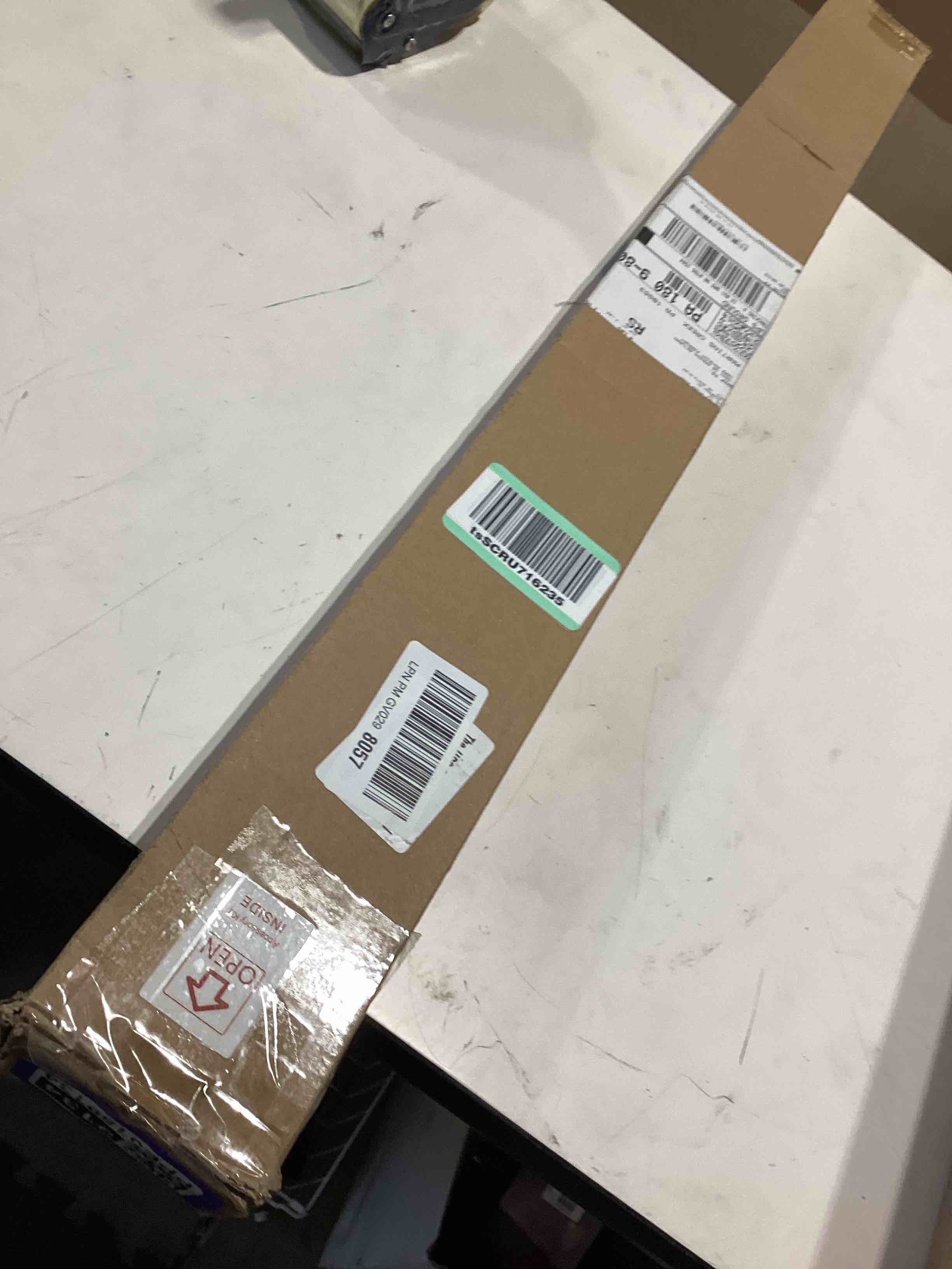 Condition photo showing Good Condition for joydeco cellular shades cordless, blackout shades cellular blinds for indoor windows, blackout blinds window shades for thermal insulated & noise reduction (white, 35.5" w x 64" h) a - white 35.5"w x 64"h