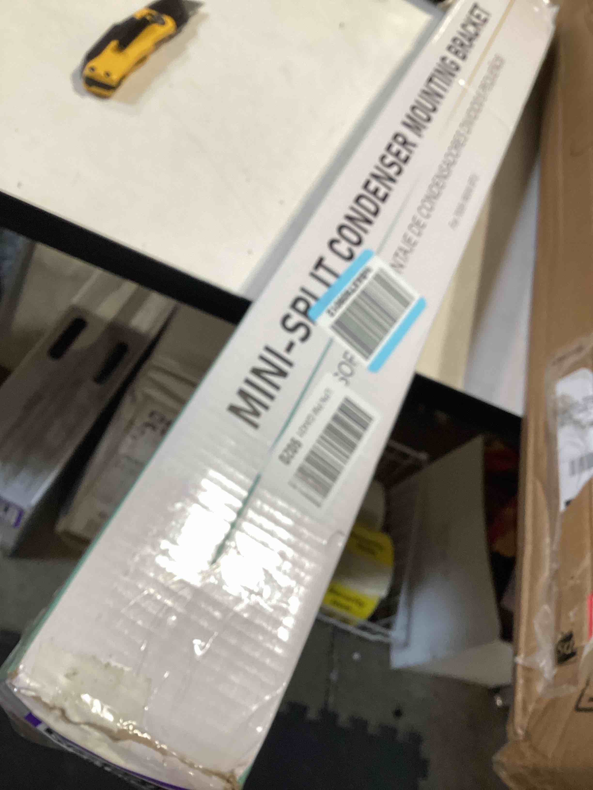 Condition photo showing Good Condition for mini split wall mounting bracket for 7000-18000btu mini split brackets outside universal heat pump system support up to 330 lbs