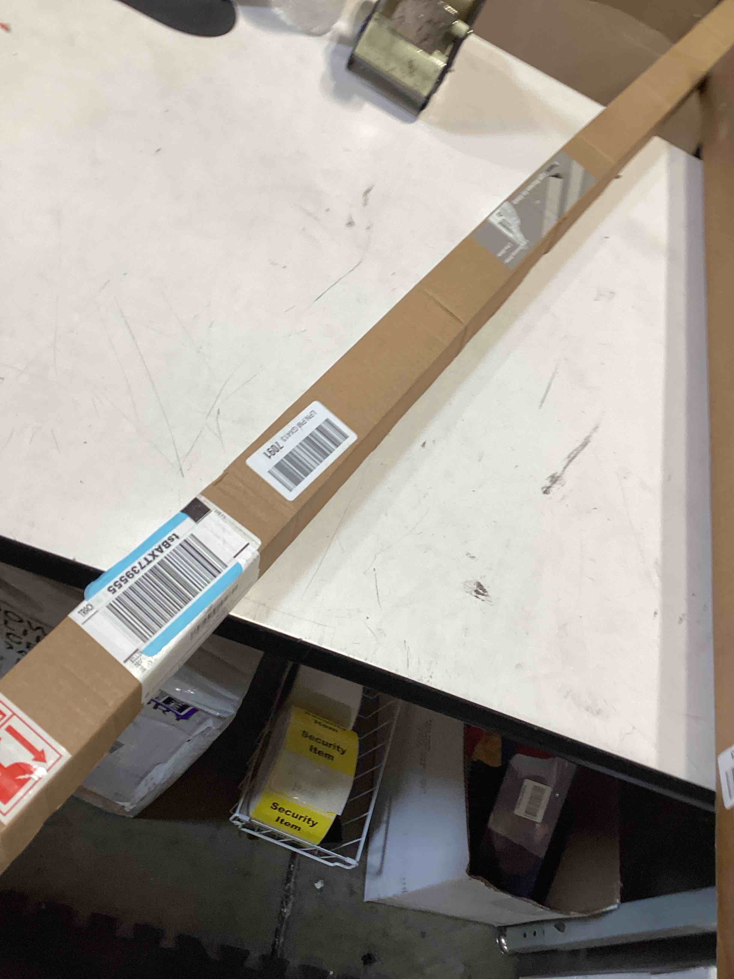 Condition photo showing Good Condition for light blocking strips for window shades and blinds, 100% blackout pvc side tracks light blocker for blinds, window light blocker for bedroom(white, 58", 2pcs) white-2pcs 2pcs