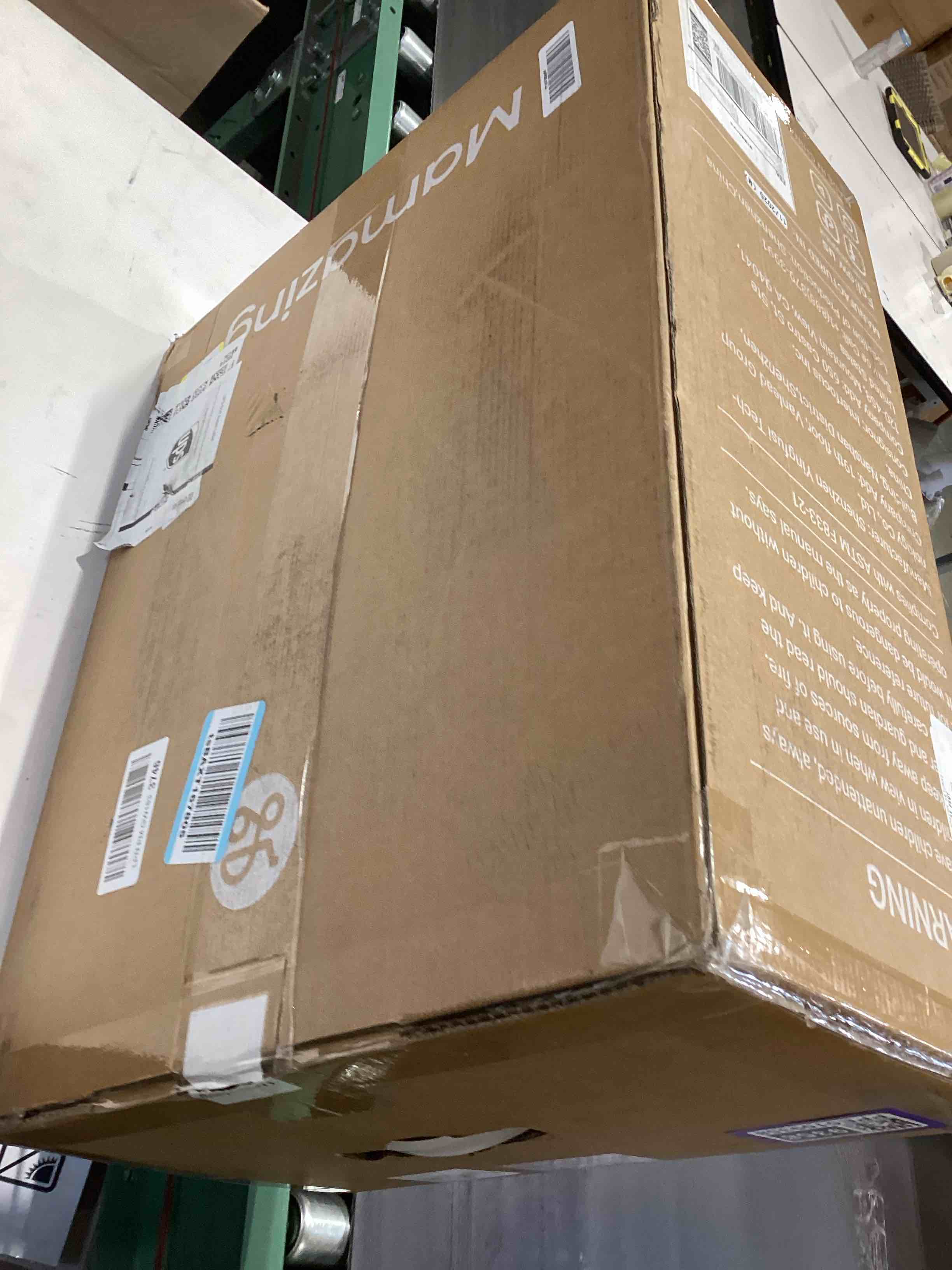 Condition photo showing Good Condition for mamazing ultra air lightweight baby travel stroller with carbon fiber frame, compact & airplane-friendly, one-handed fold, 11.6 lbs, perfect for toddlers, organizer & cushion included, simply taupe simply taupe, with organizer & cushion