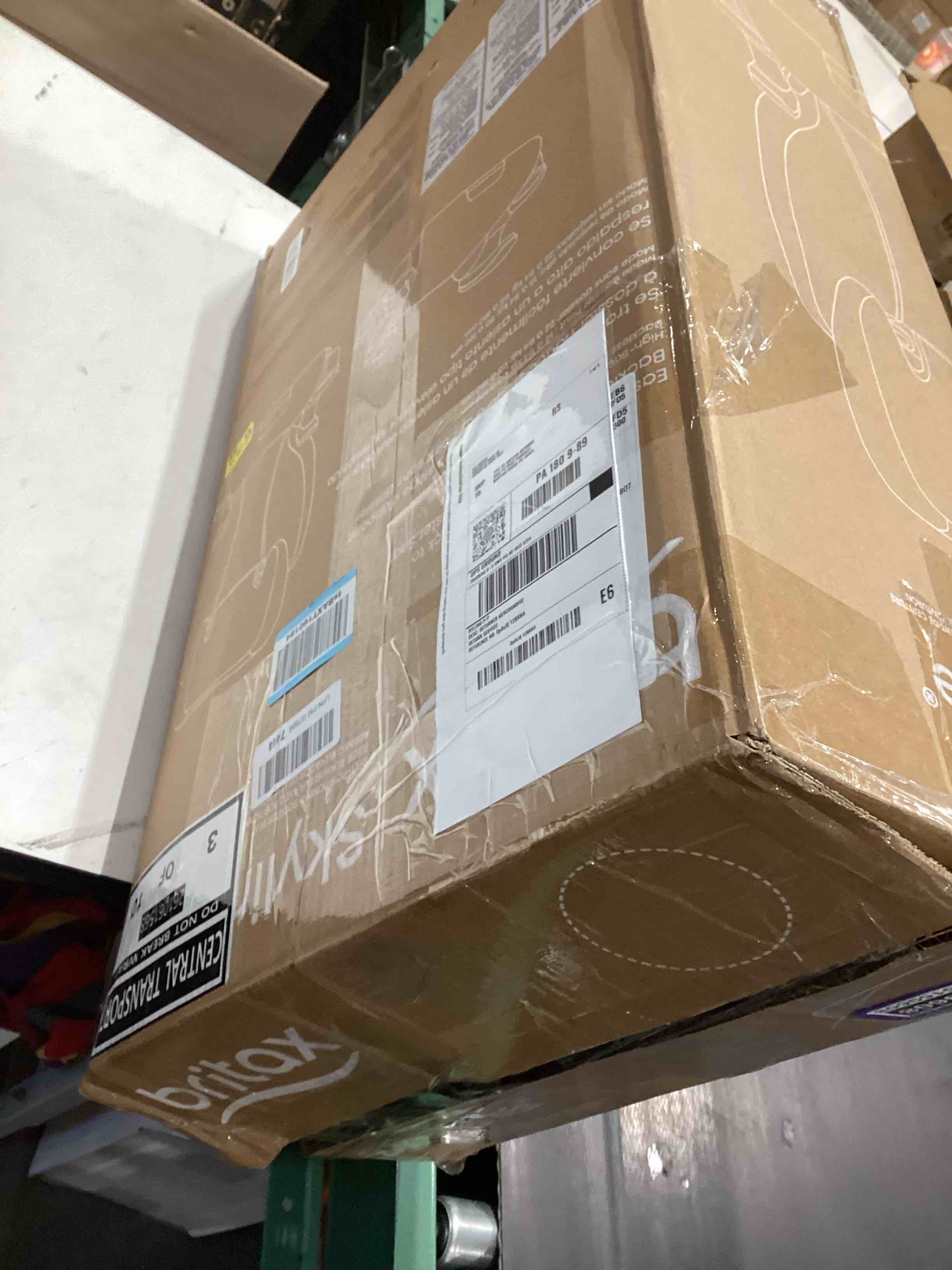 Condition photo showing Good Condition for britax skyline 2-stage belt-positioning booster car seat, dusk - highback and backless seat skyline dusk