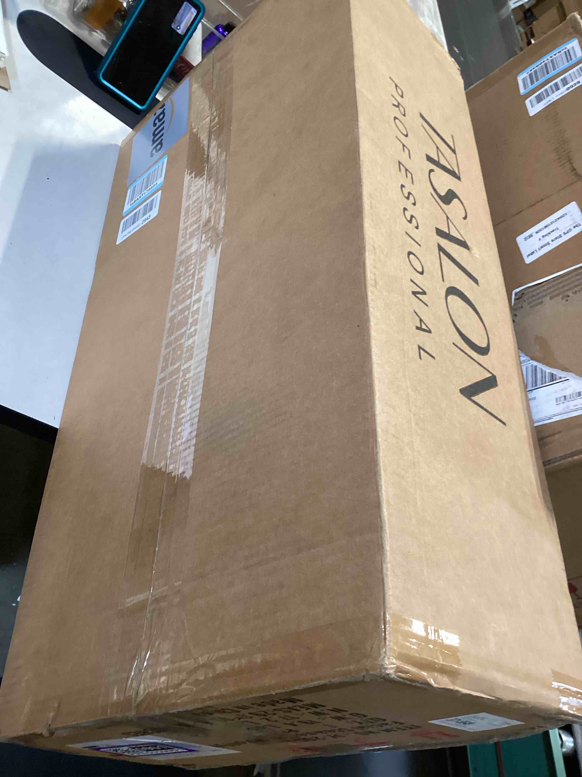 Condition photo showing Good Condition for tasalon 2-in-1 professional facial steamer with 5x magnifying lamp, esthetician steamer on wheels with ozone and hot mist, standing face steam for facial deep cleaning and moisturize, spa & beauty