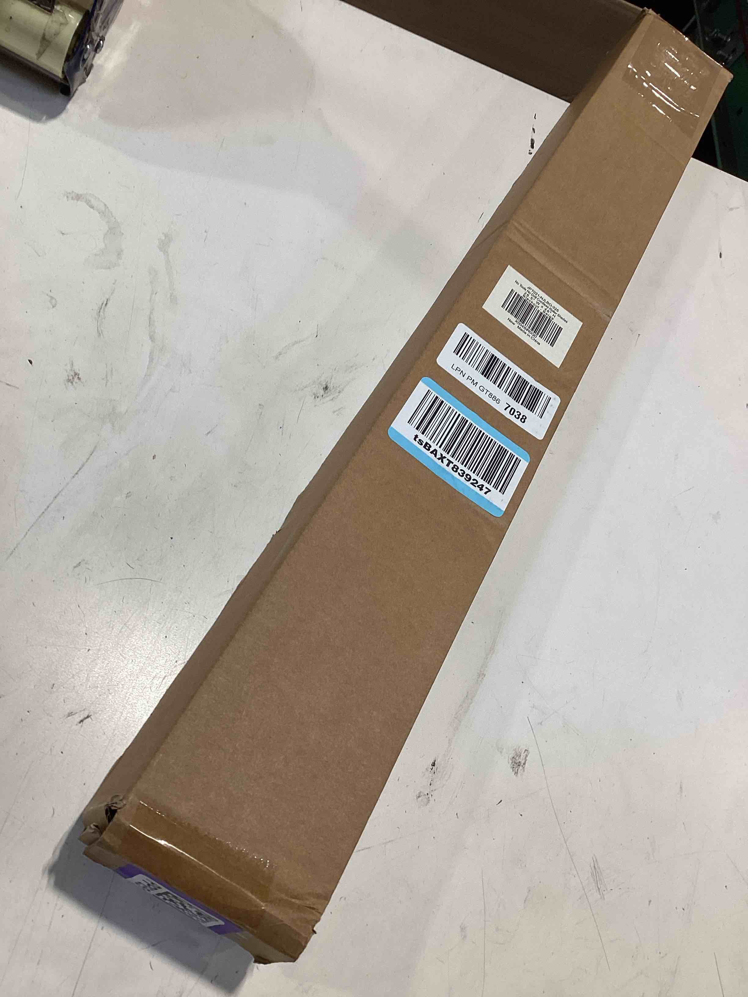 Condition photo showing Good Condition for lazblinds no drill blackout roller shades for indoor windows, cordless window blinds, thermal insulated fabric uv protection for home and office, 20" w x 48" h, beige blackout - beige 20" w × 48" h