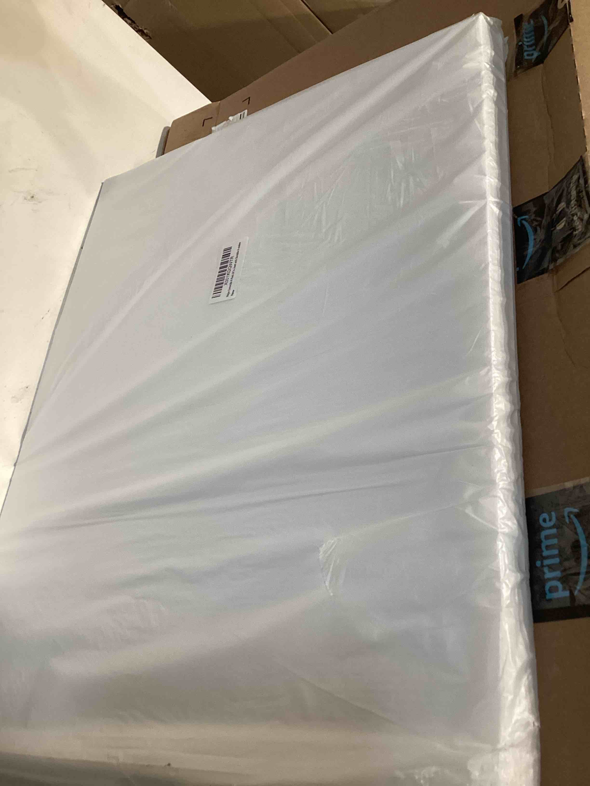 Condition photo showing As Is for 6 pack 24"x18" white blank lawn yard signs corrugated plastic sheet with durable h-stakes for promotion opening business garage rent house sale presidential campaign