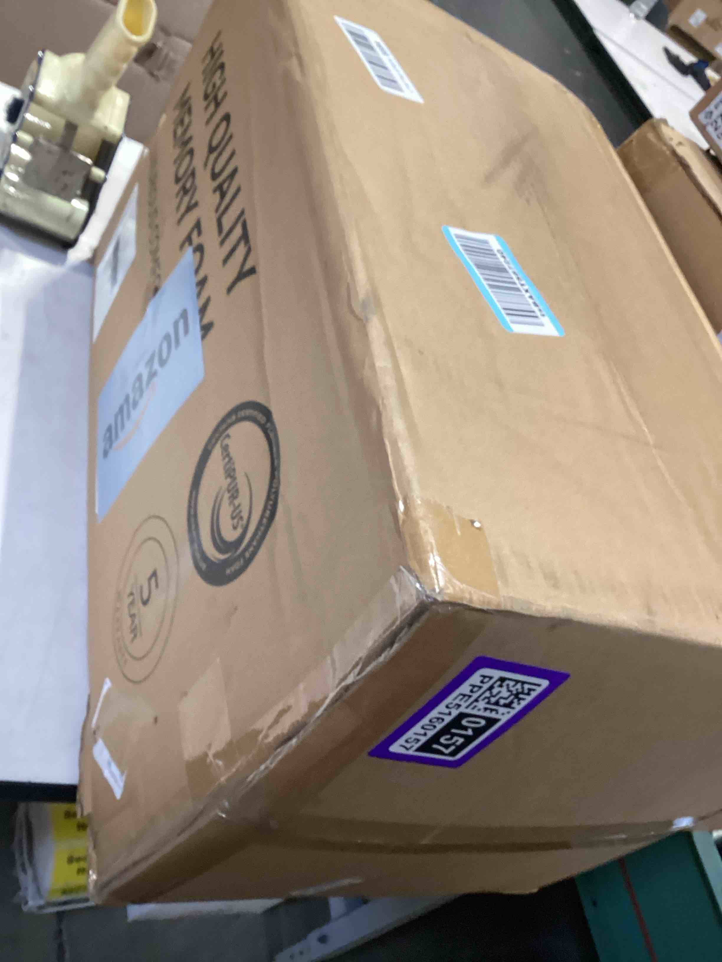 Condition photo showing Good Condition for extra firm mattress topper queen: 3 inch super extra support bed topper, high density memory foam for back pain relief, removable & washable cover, non-slip, certipur-us & oeko-tex certified 80x60 queen 3 inch