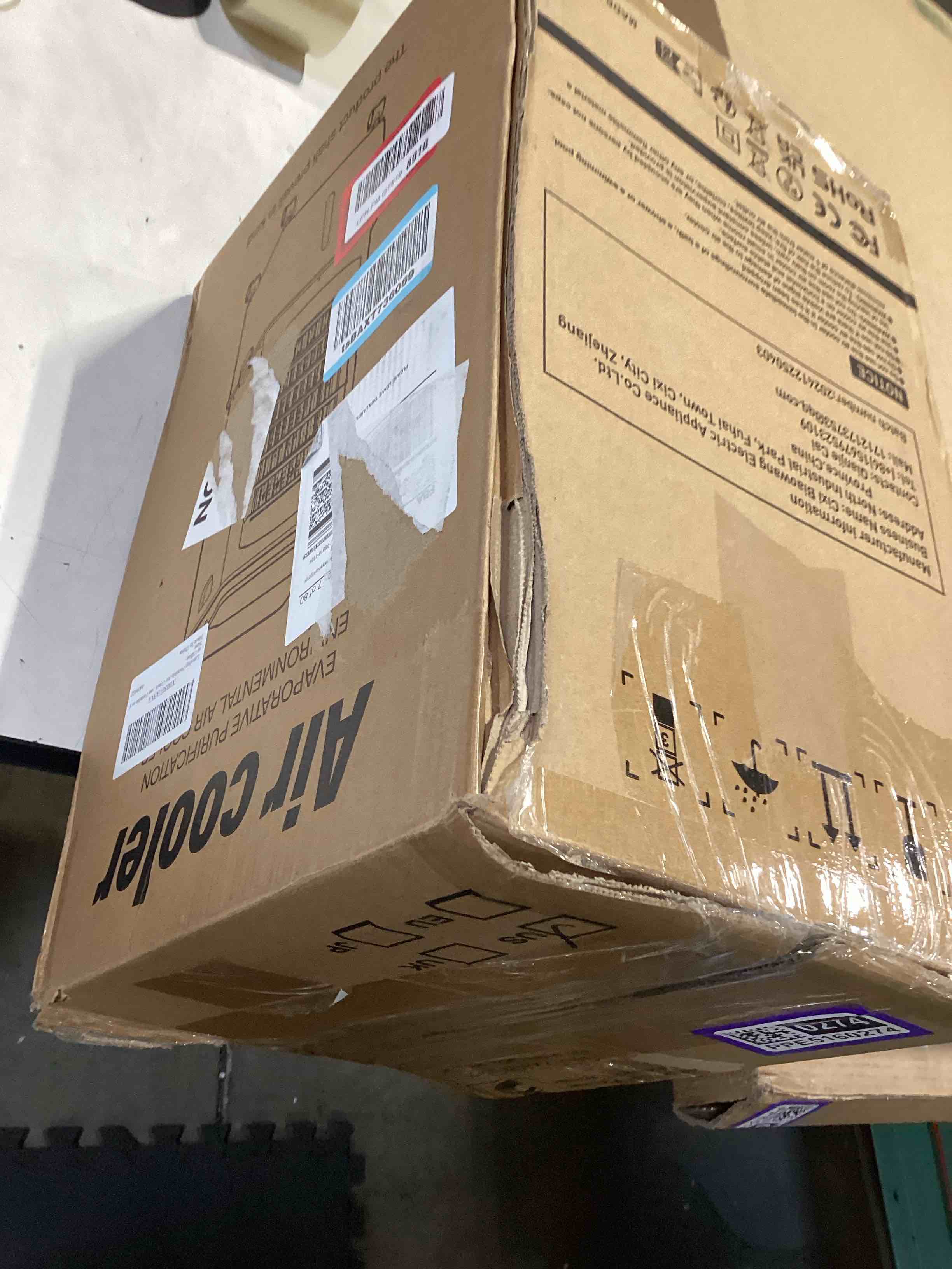 Condition photo showing Good Condition for not tested…evaporative air cooler, 2.5 gal portable air conditioners for room, 60w portable ac unit w/remote & timer, quiet swamp cooler, windowless air conditioner cooling fan for office dorm garage