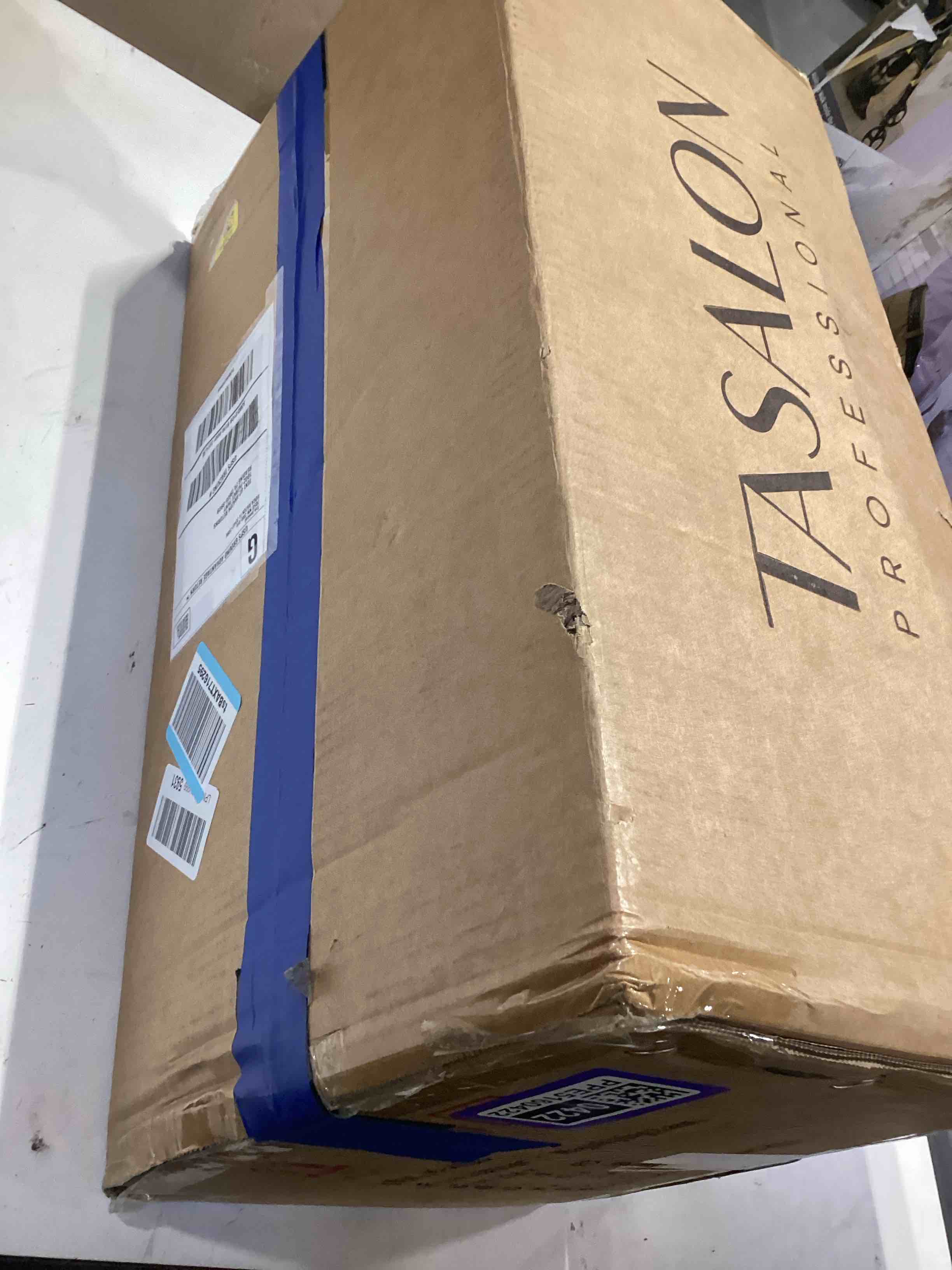 Condition photo showing Good Condition for not tested….tasalon professional 2-in-1 facial steamer, ozone face steamer with 5x magnifying lamp deep cleaning pore,hot mist face steamer salon spa beauty skin care equipment, aroma therapy nozzle included