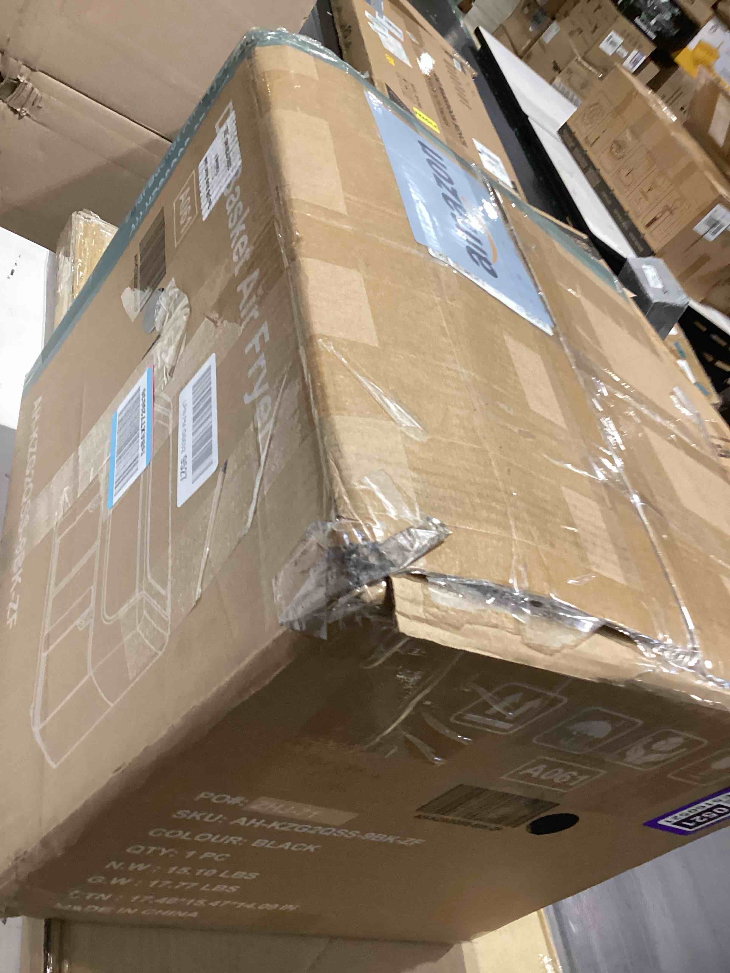 Condition photo showing Good Condition for similar to….simple deluxe 9.5-qt dual basket air fryer, 10-in-1 digital preset 1700w airfryer, sync cook, independent temp control, shake reminder, nonstick basket, black 9.5qt(dual style) black-9.5qt