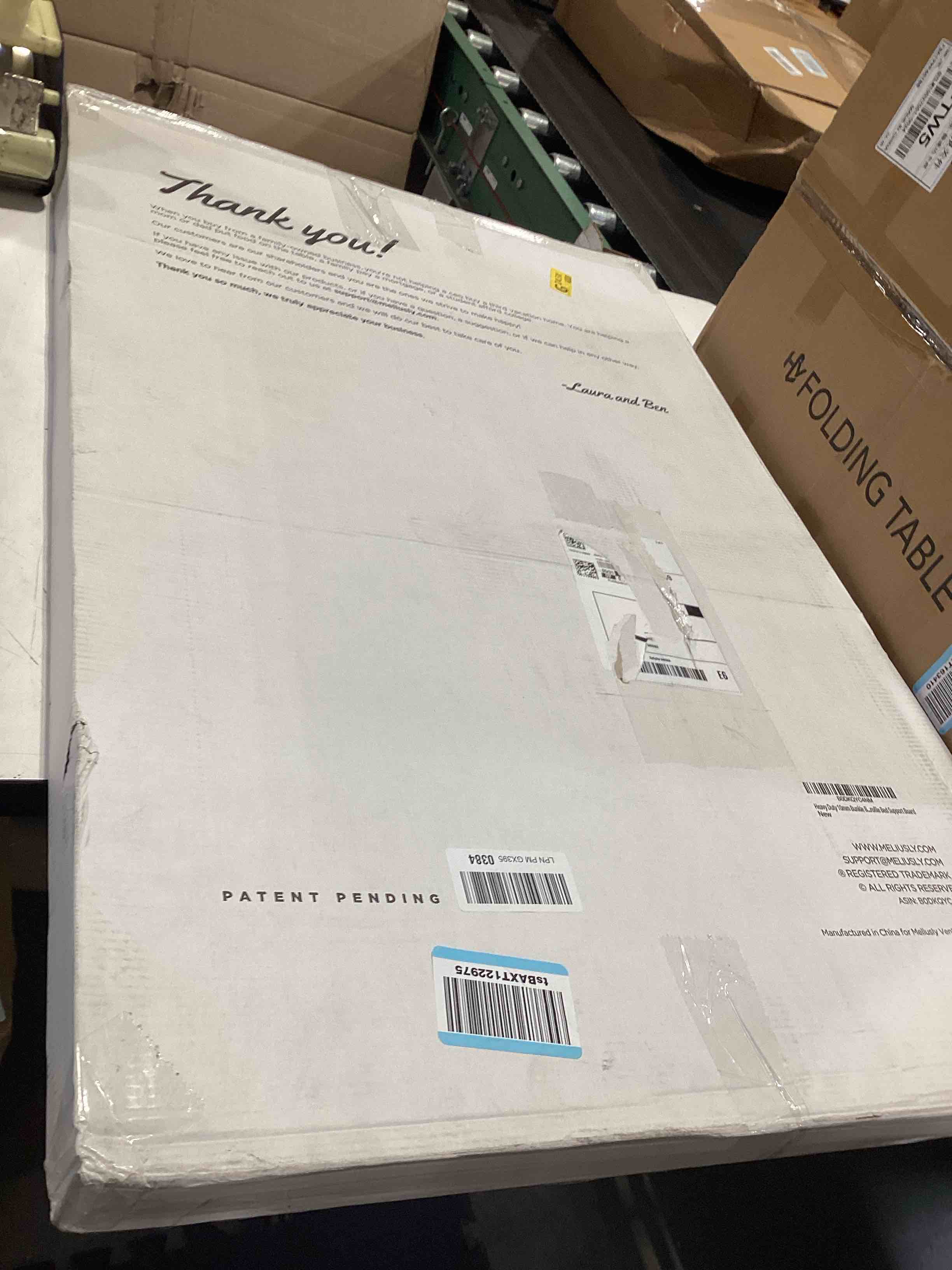 Condition photo showing Good Condition for meliusly heavy duty bunkie board twin size (38x75) - non-slip breathable bed support board for slatted bed frame, anti-sag under bed support, noise minimizing moisture resistant bed board twin (38x75'')