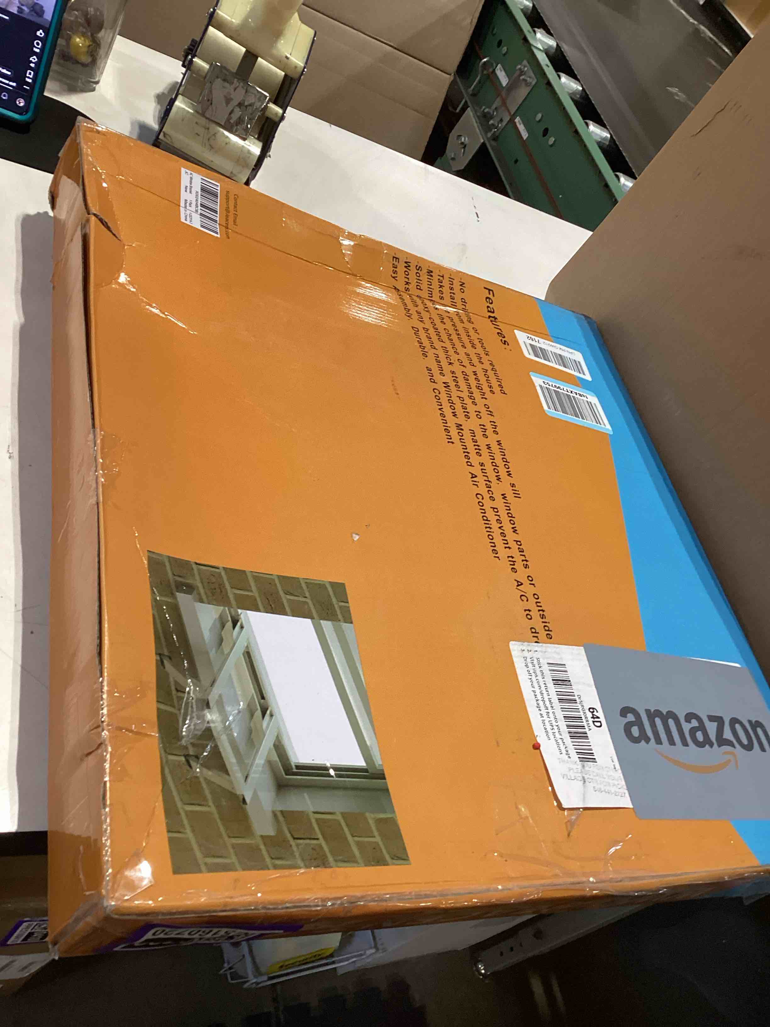 Condition photo showing Good Condition for jeacent universal window air conditioner support bracket no drilling ,no tools, heavy-duty window ac bracket supports up to 200lbs, fits single or double hung windows