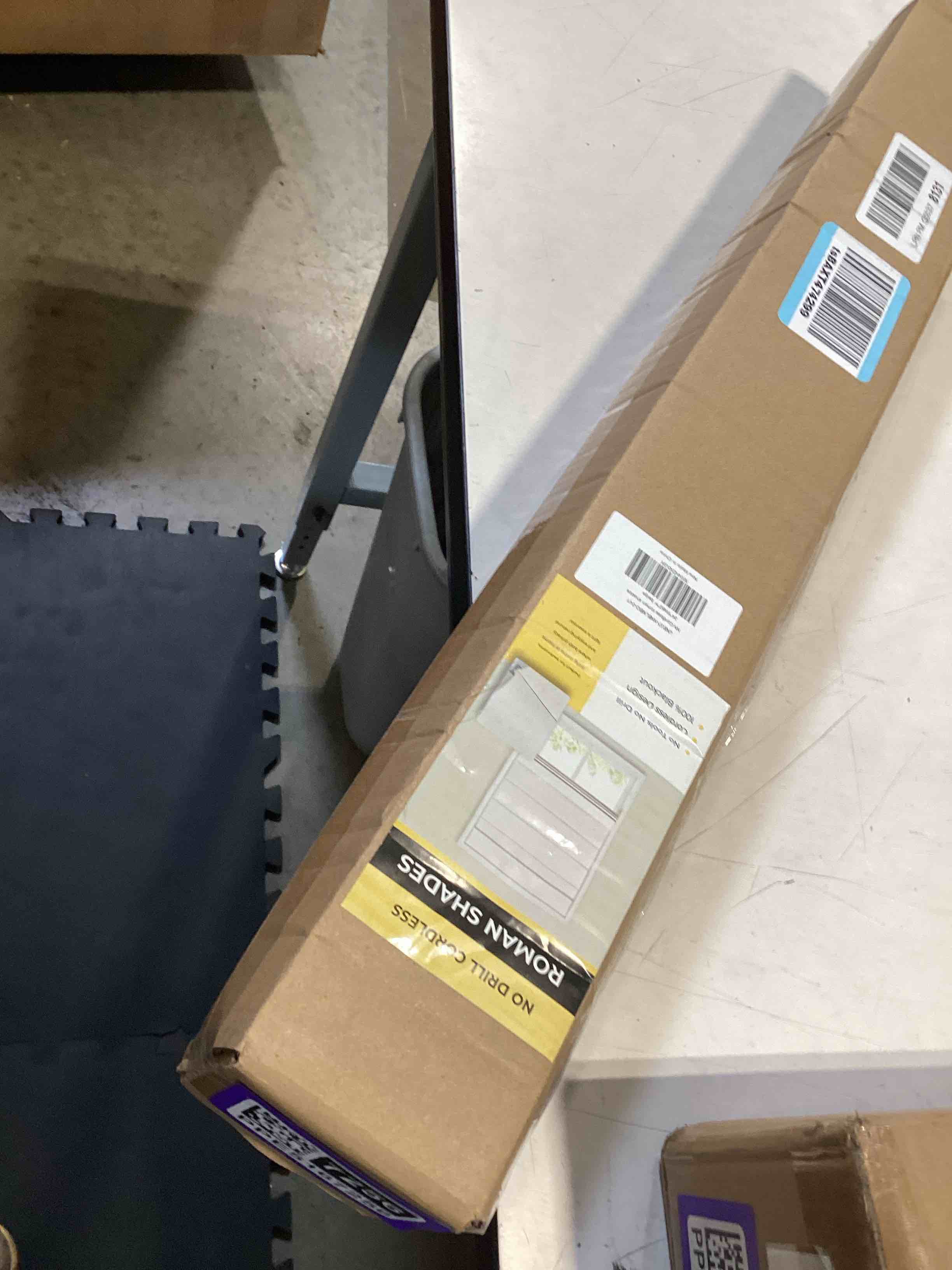 Condition photo showing Good Condition for 100% blackout no tools no drill cordless roman shades for windows, size 23 3/4" w × 60" h (for windows 24" w × 60" h) blackout - beige blackout - beige 24" w × 60" h
